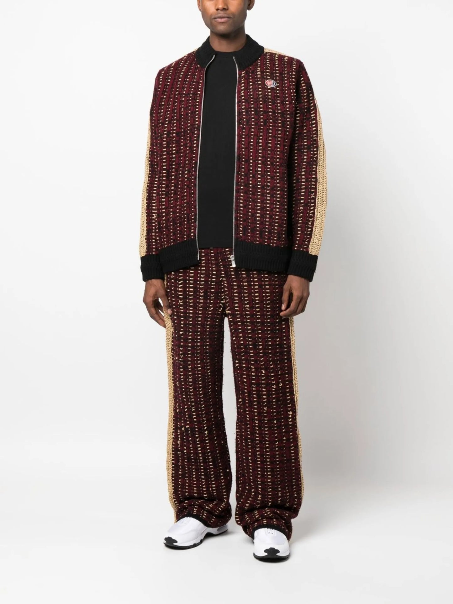 Pistol zip-up cardigan