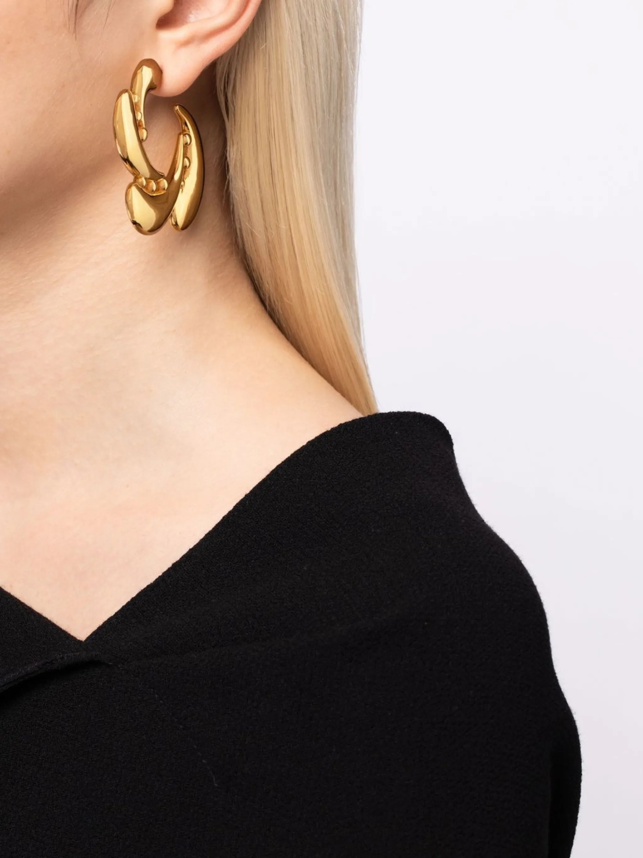 Talon Coalition hoop earrings