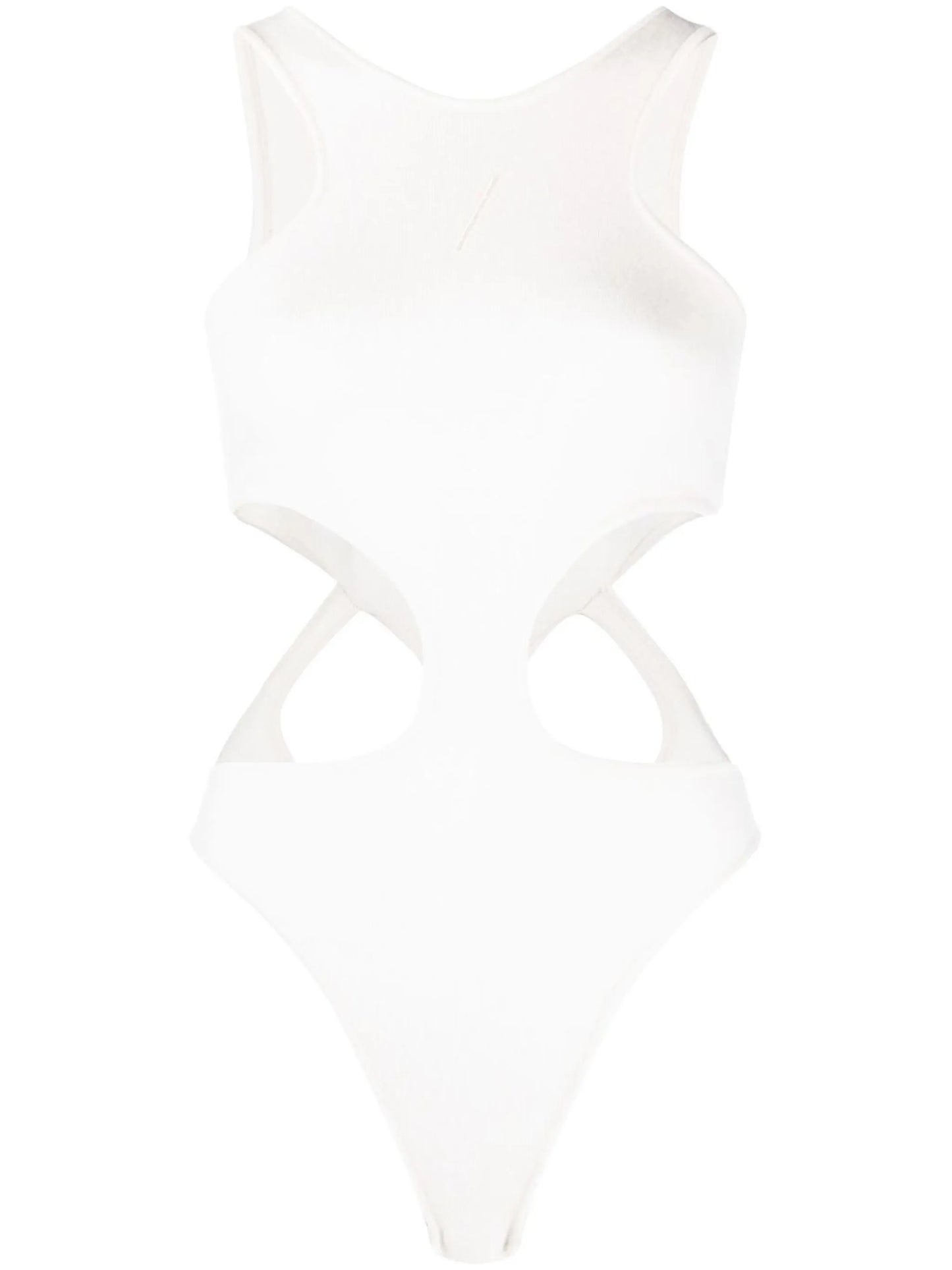 cut-out merino wool bodysuit