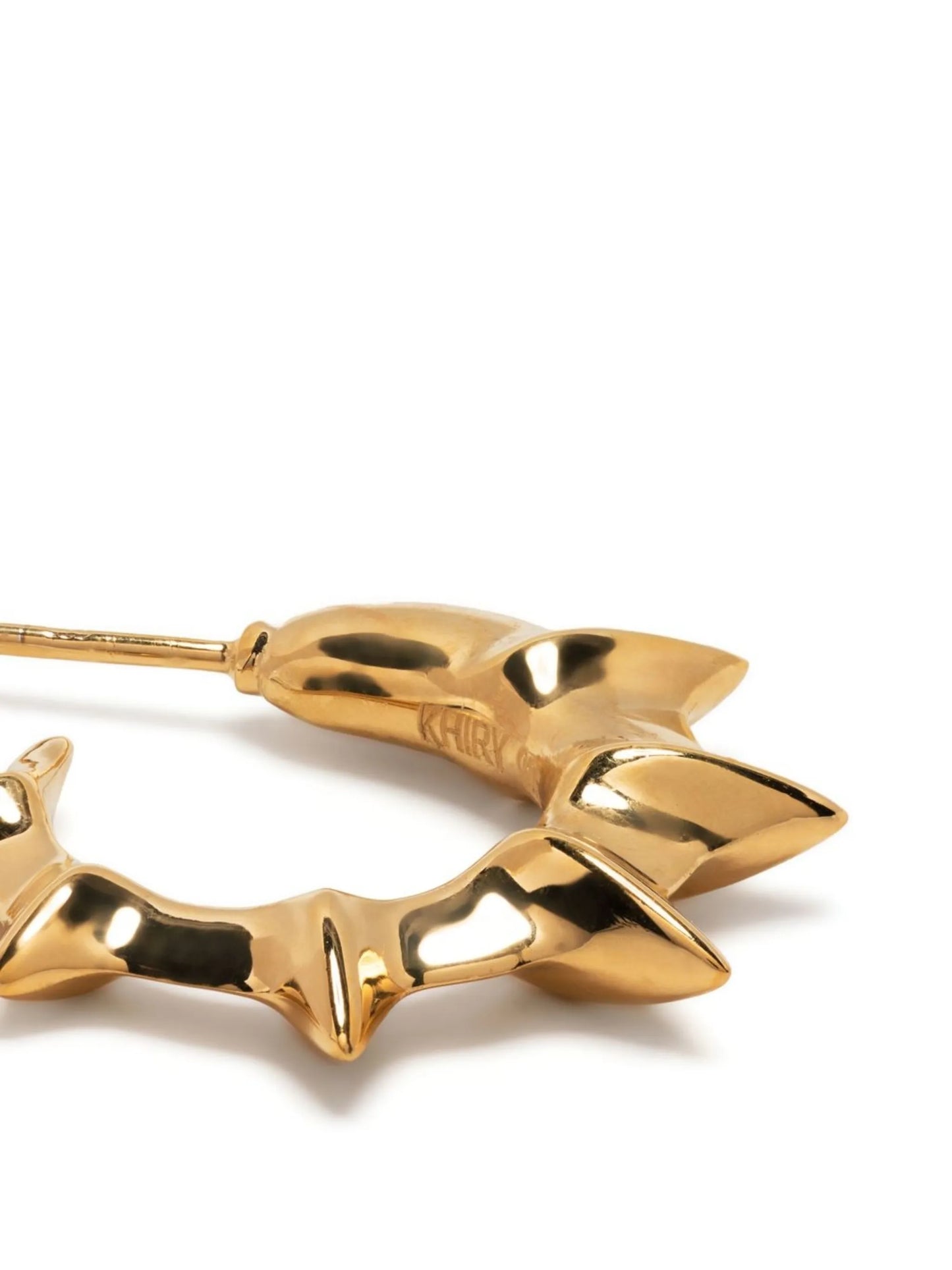 18kt gold vermeil Tiny Bamboo hoop earrings
