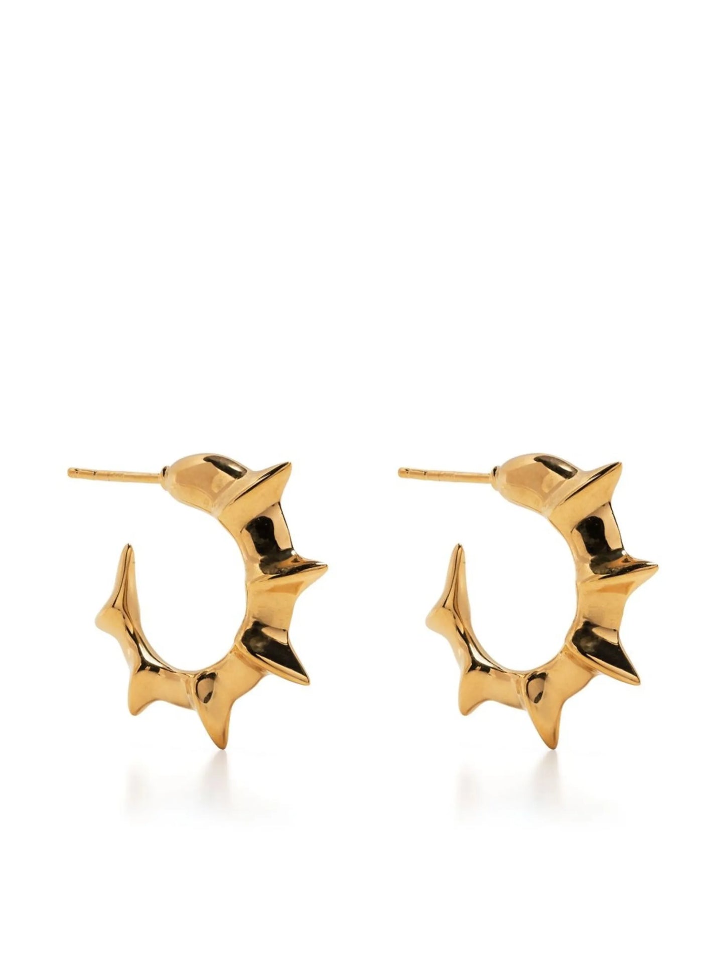 18kt gold vermeil Tiny Bamboo hoop earrings