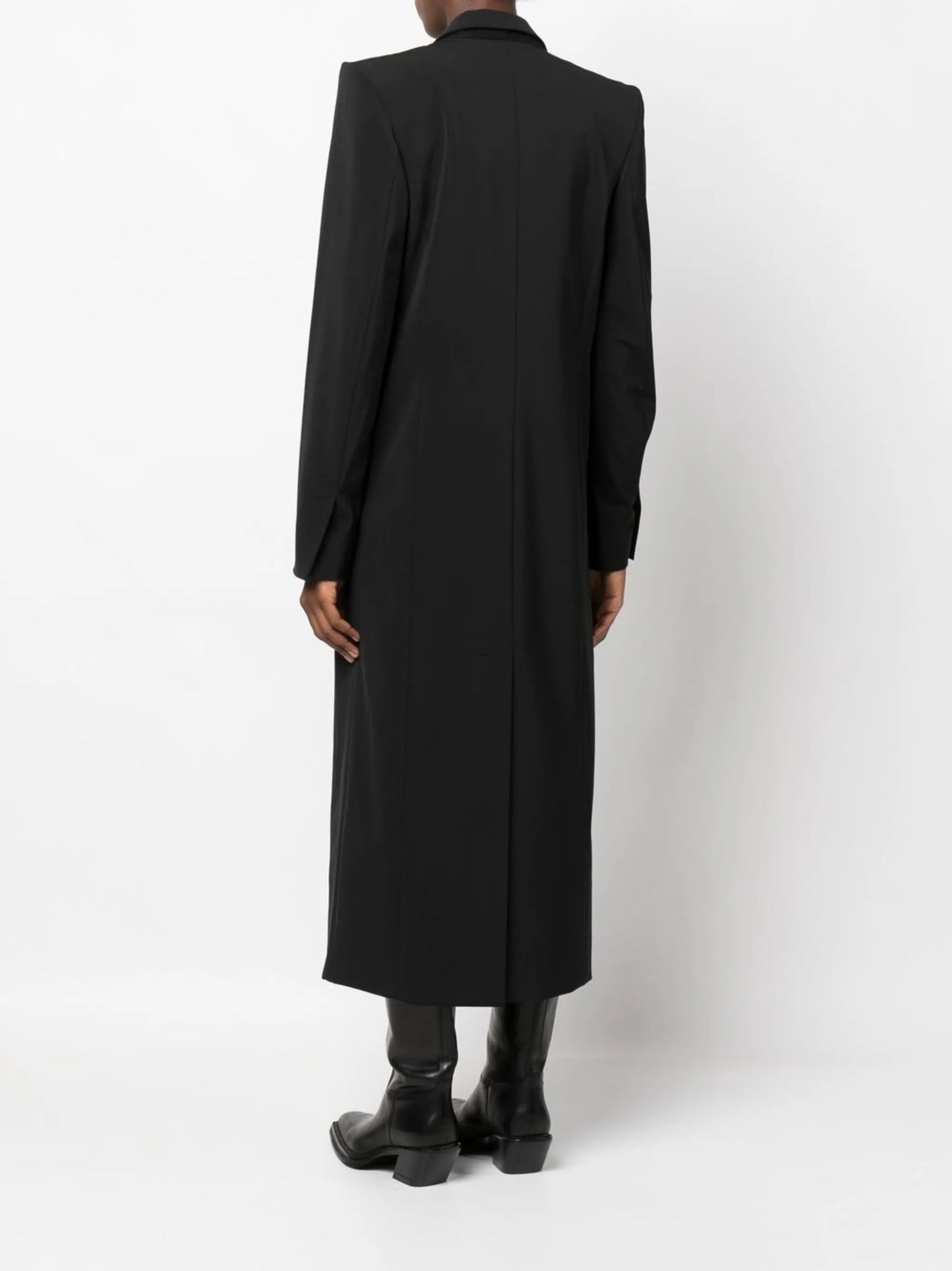 tailored single-breasted coat