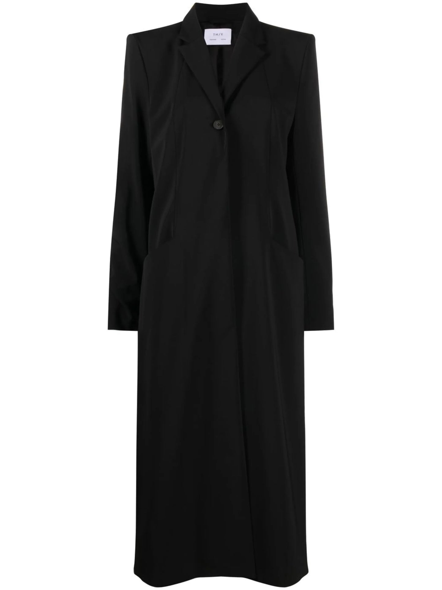 tailored single-breasted coat