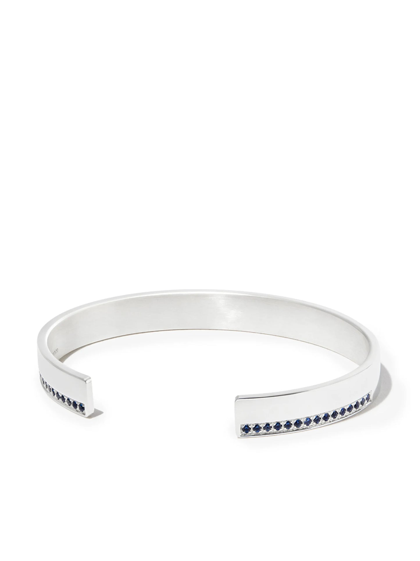 20g sapphire ribbon cuff