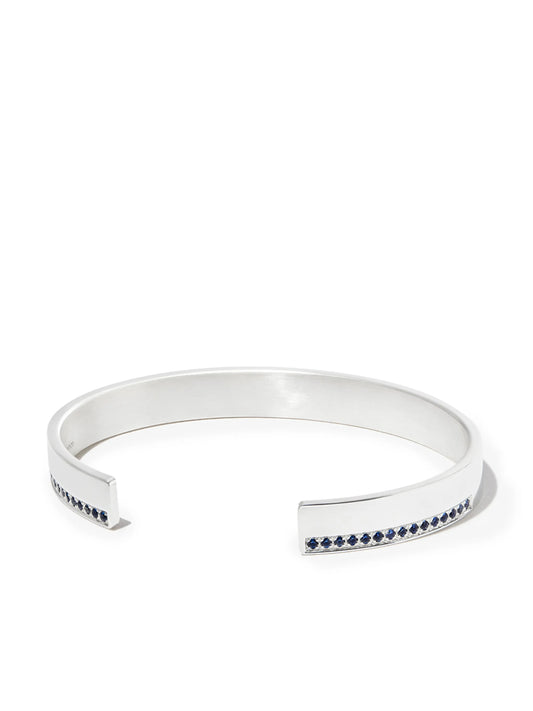 20g sapphire ribbon cuff
