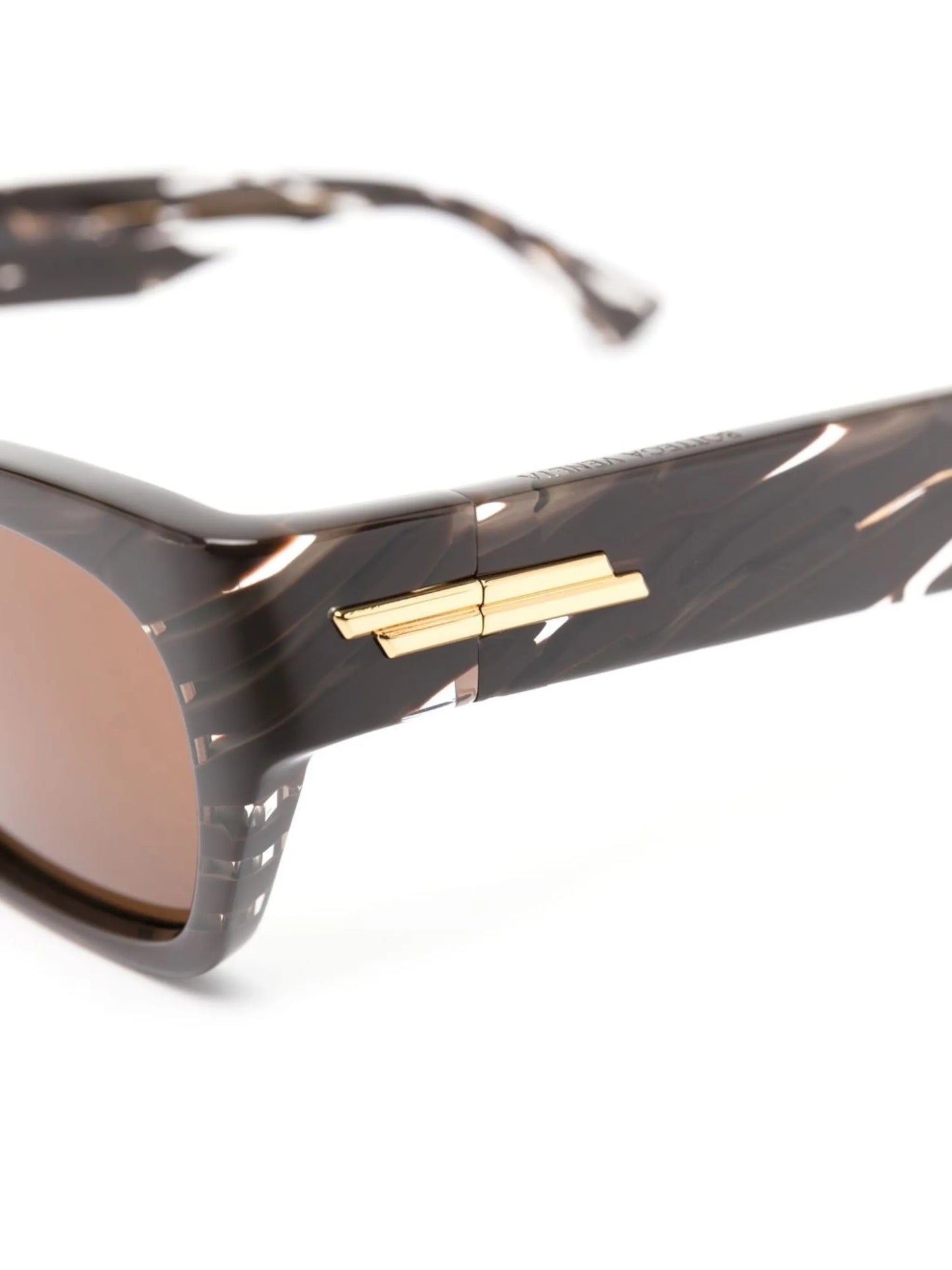 rectangle-frame tinted sunglasses