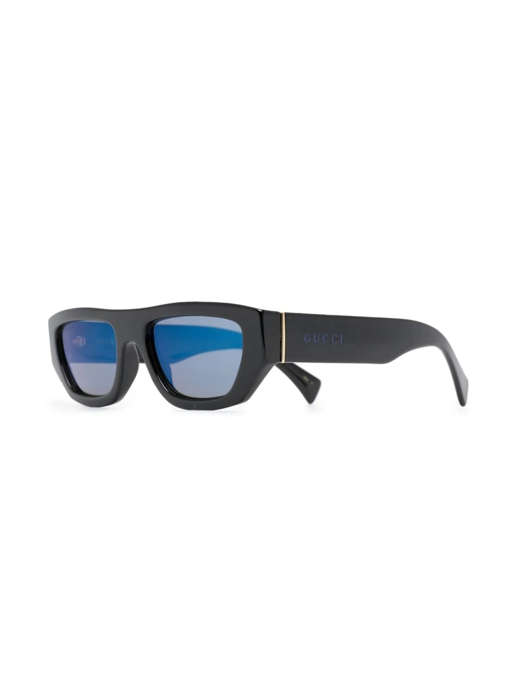 logo rectangular-frame sunglasses