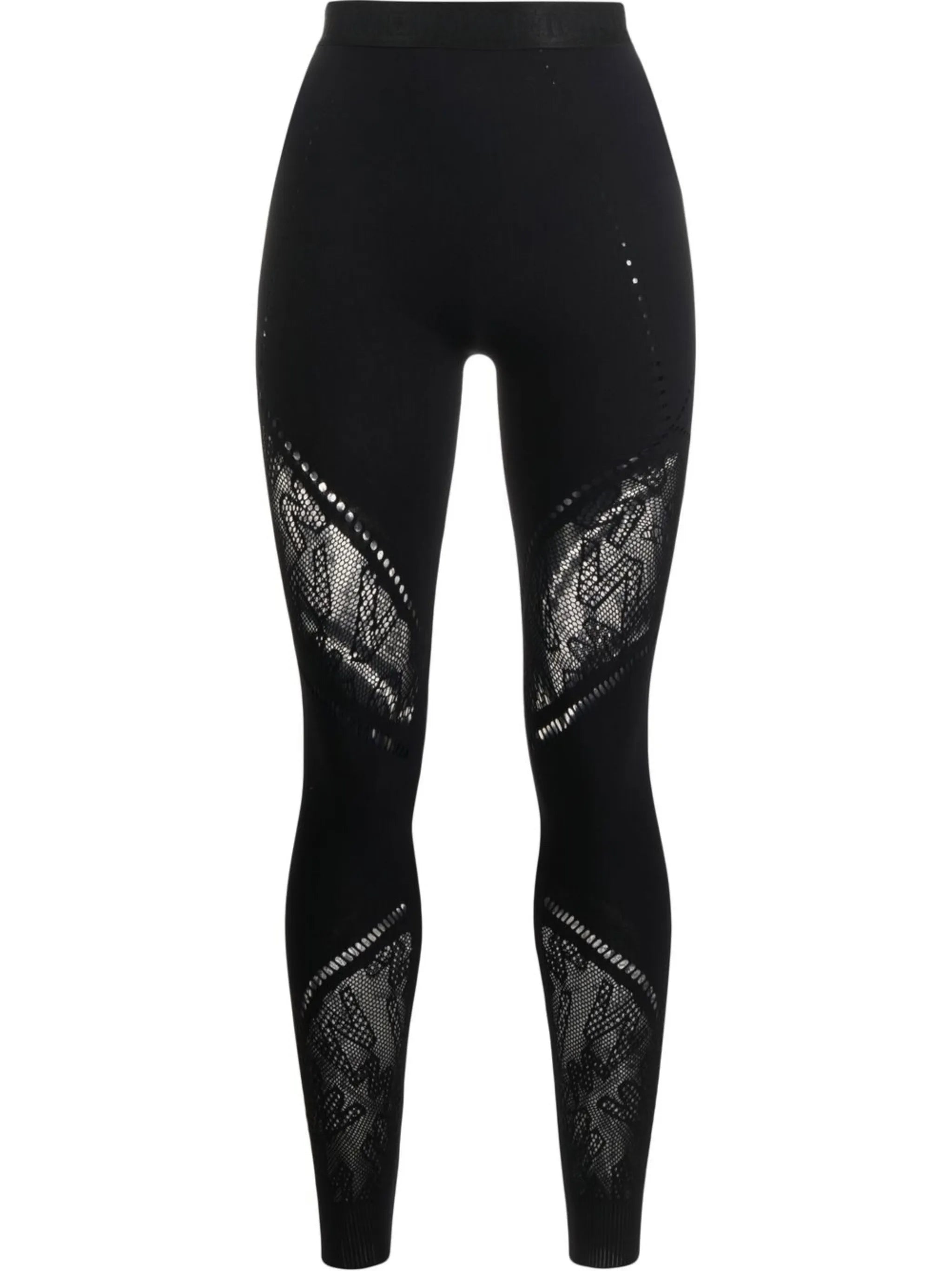 Sporty Logo Net Leggings