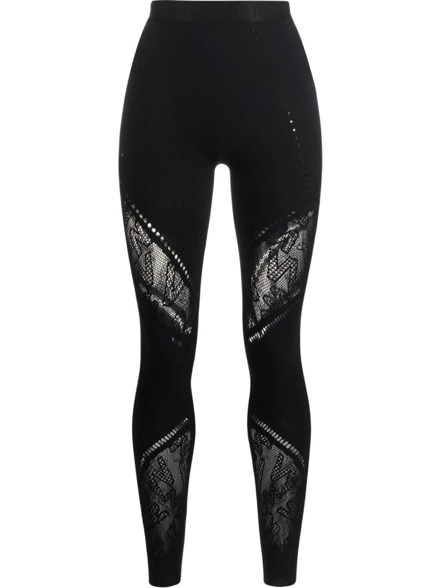 Sporty Logo Net Leggings