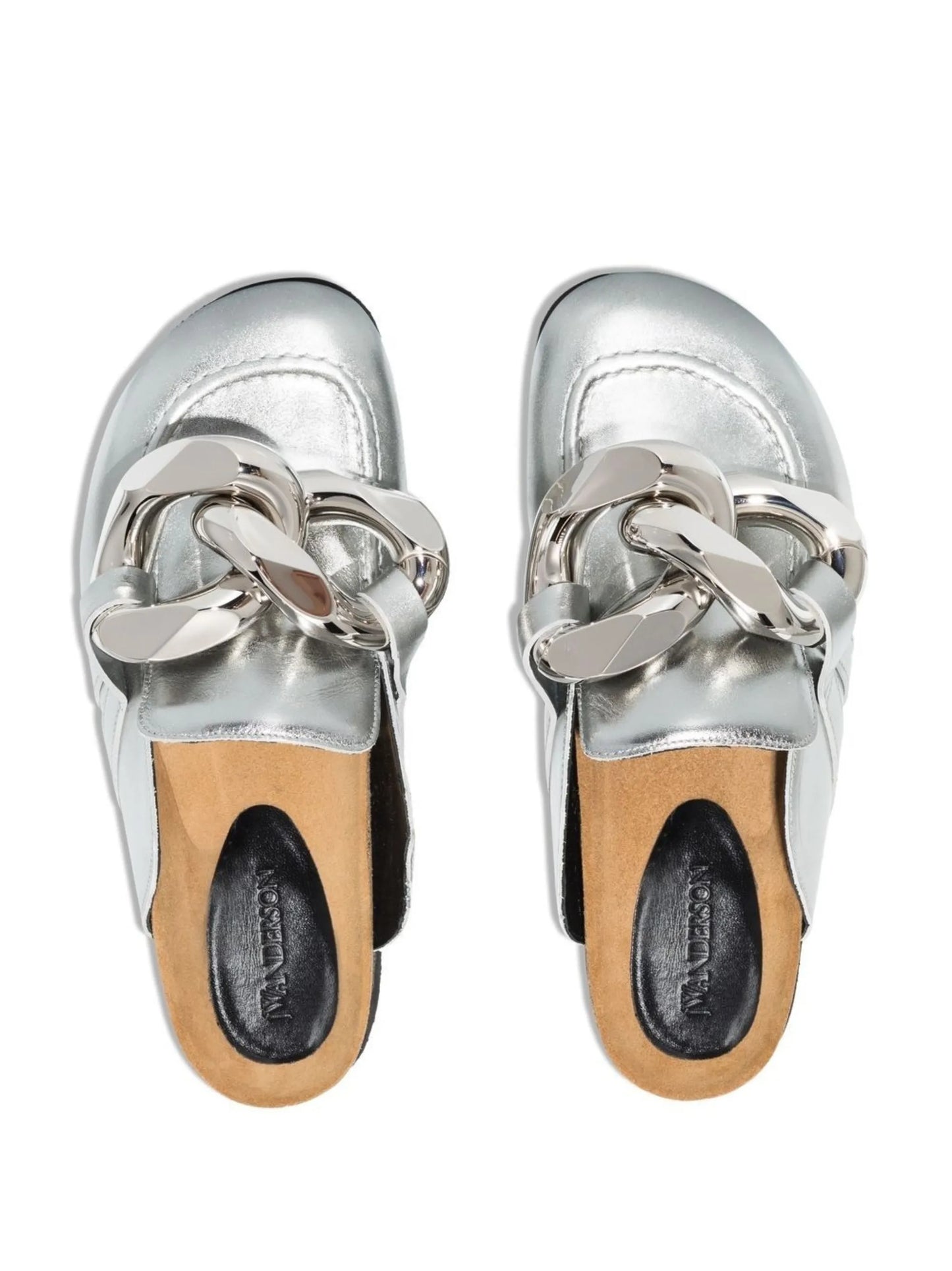Chain metallic mules