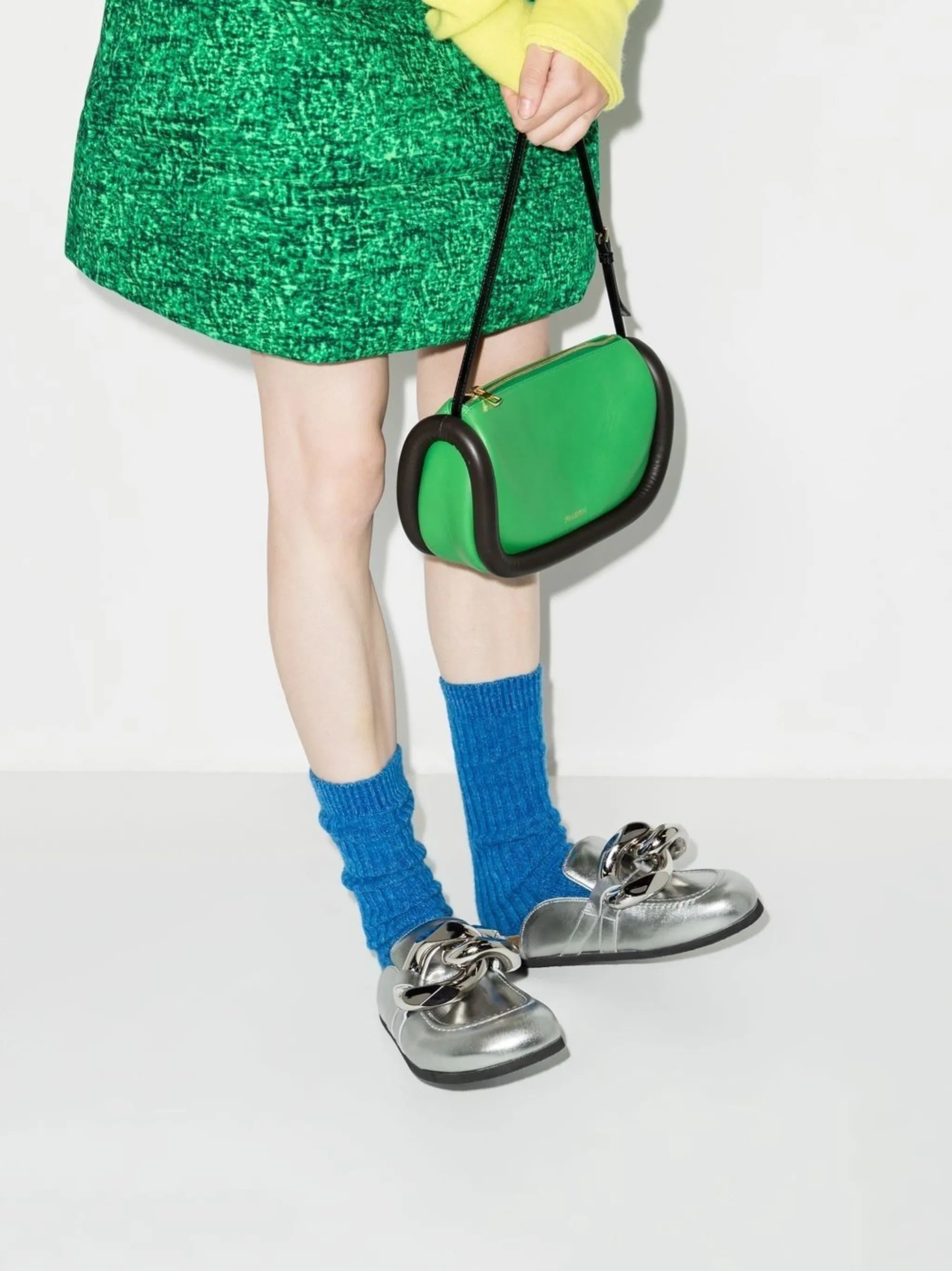 Chain metallic mules
