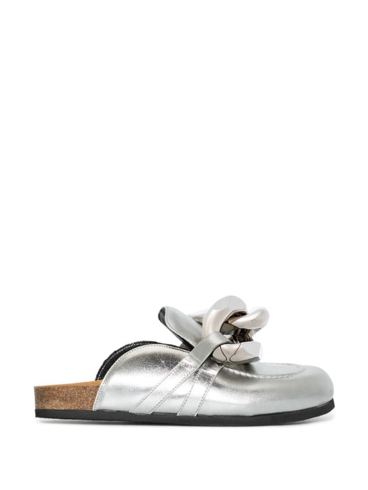 Chain metallic mules