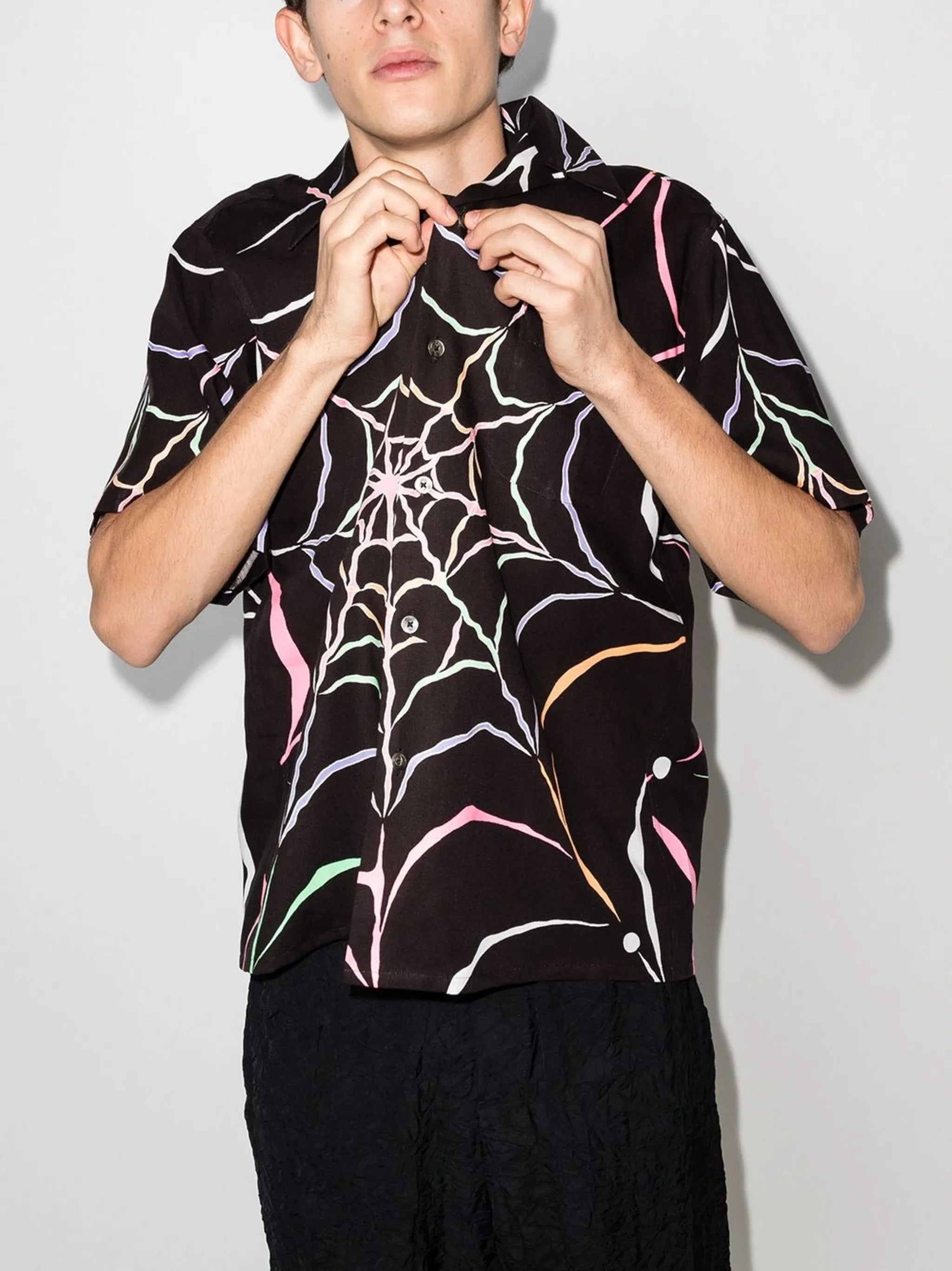 x WOLF's HEAD Cobweb shirt