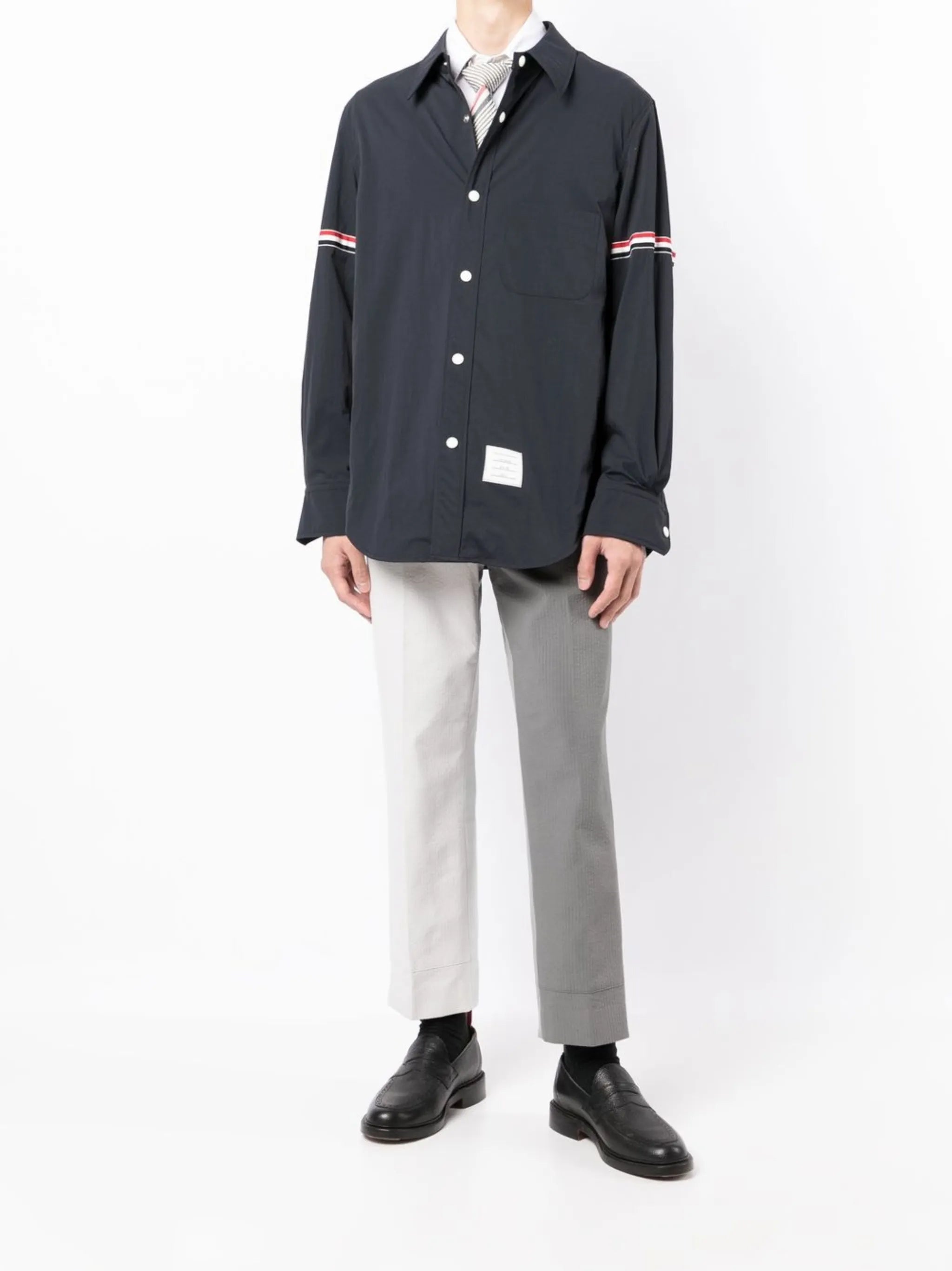 RWB armband piqué shirt jacket