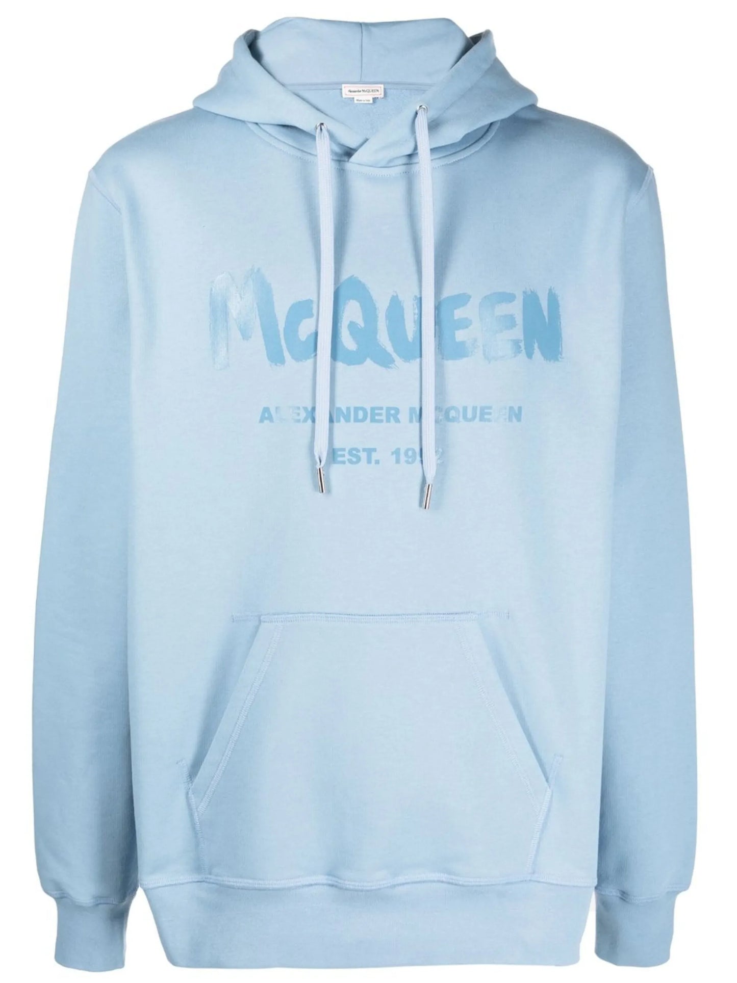 logo-print hooded sweatshirt