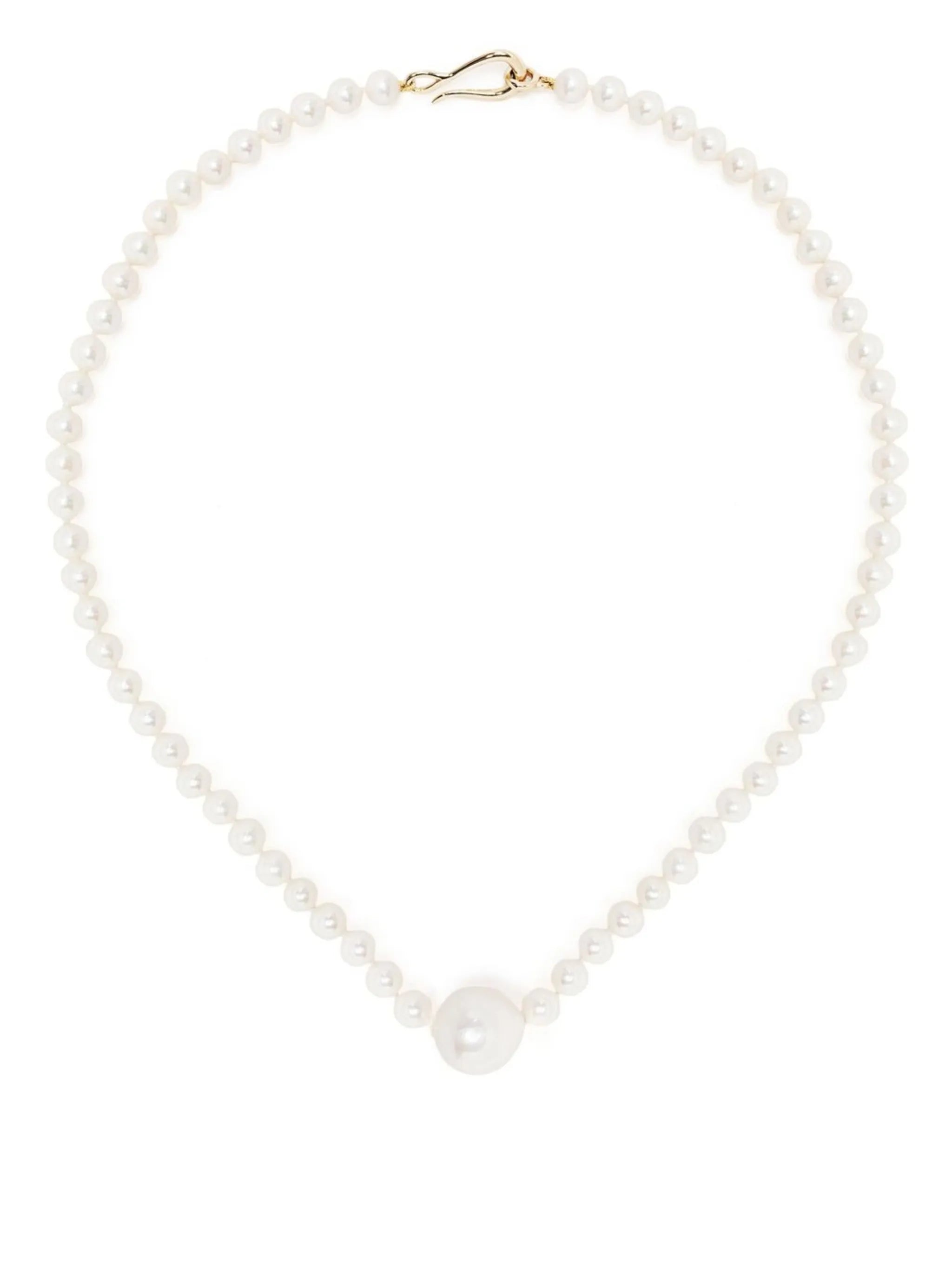 14kt yellow gold Sea of Beauty freshwater pearl necklace