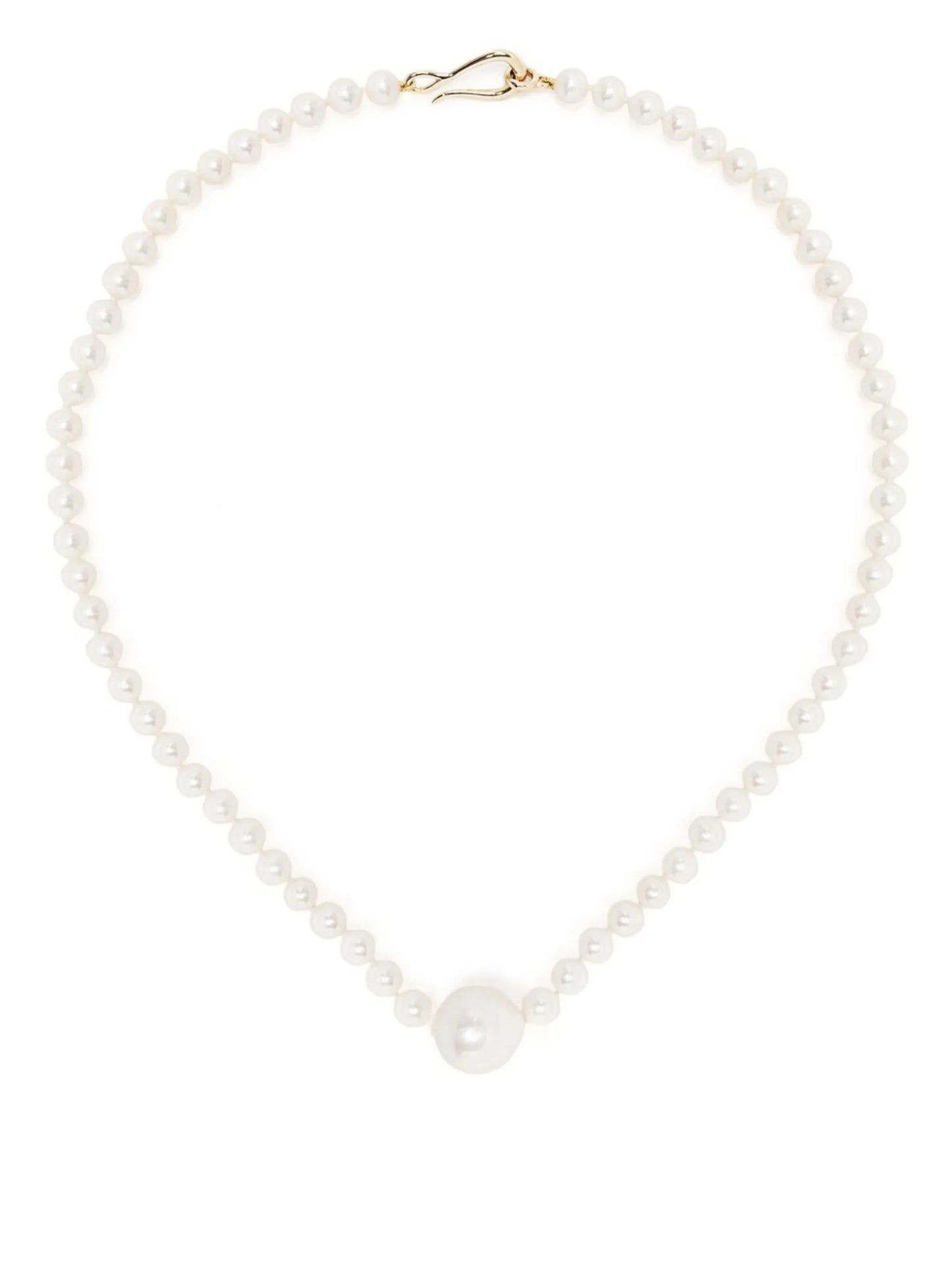 14kt yellow gold Sea of Beauty freshwater pearl necklace