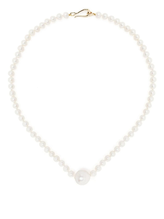 14kt yellow gold Sea of Beauty freshwater pearl necklace