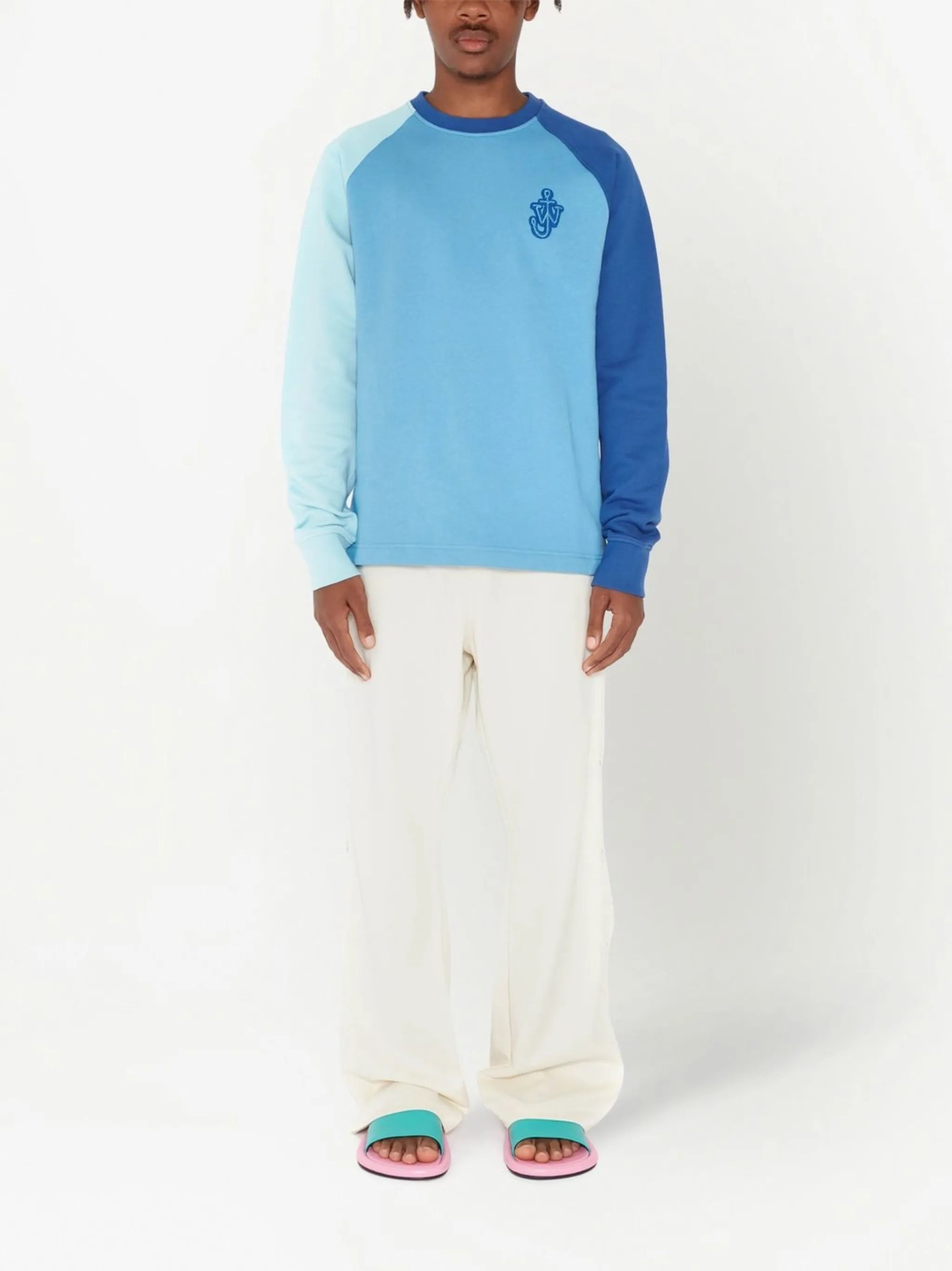 colour-block sweatshirt