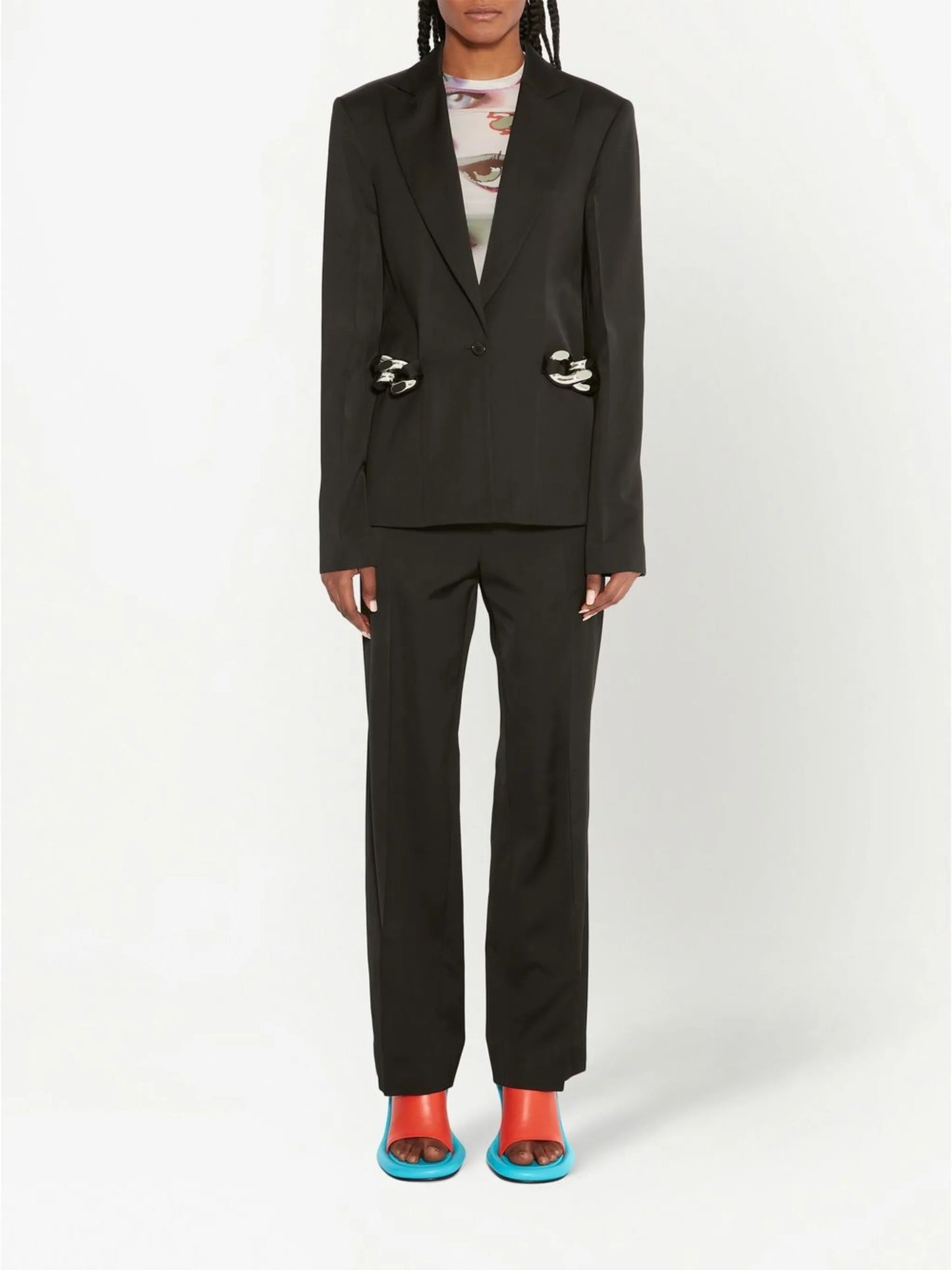 straight-leg trousers