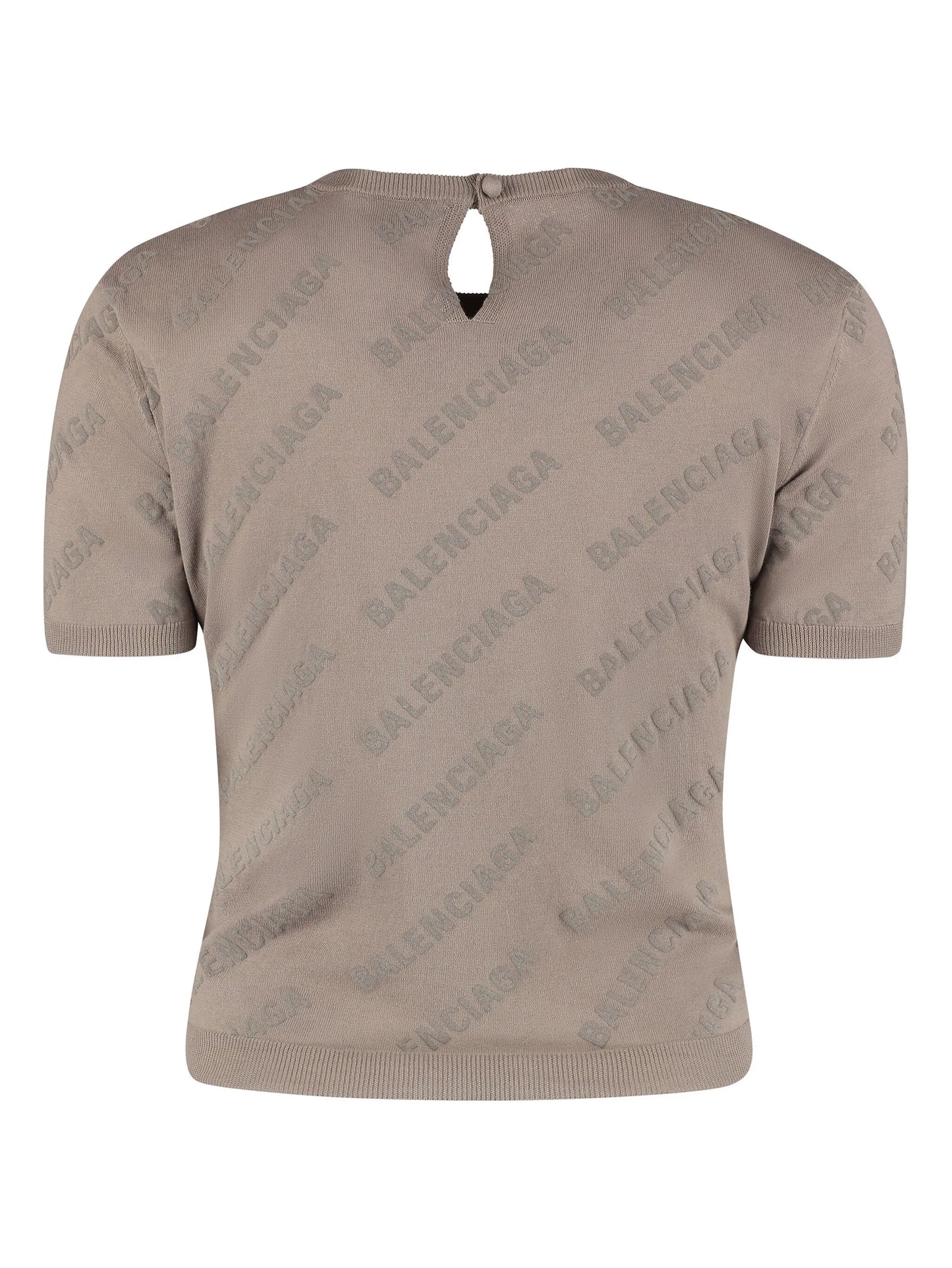 Mini Allover Logo cropped jumper
