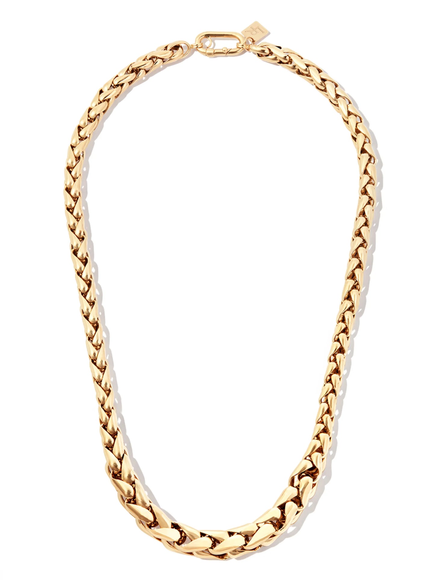 14kt yellow gold twist-chain necklace