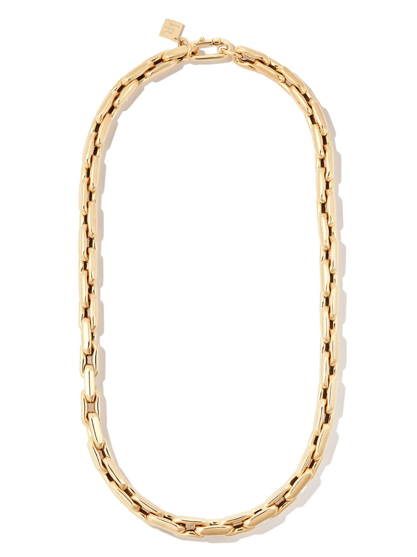 14kt yellow gold chain-link necklace
