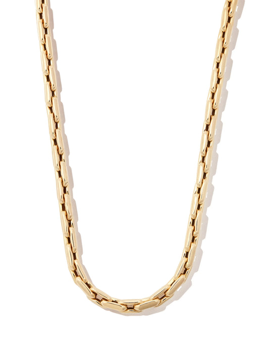 14kt yellow gold chain-link necklace