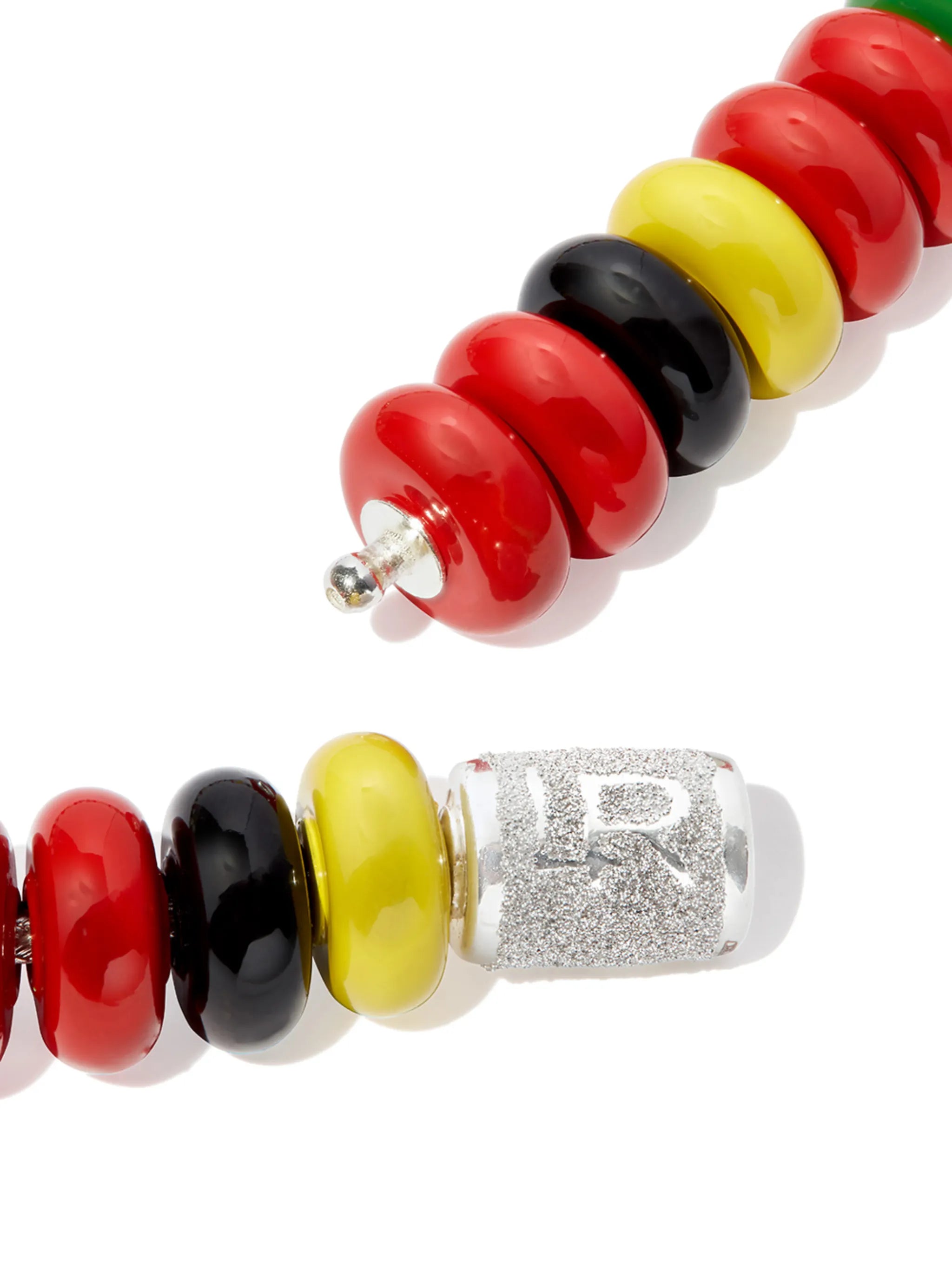sterling silver beaded necklace