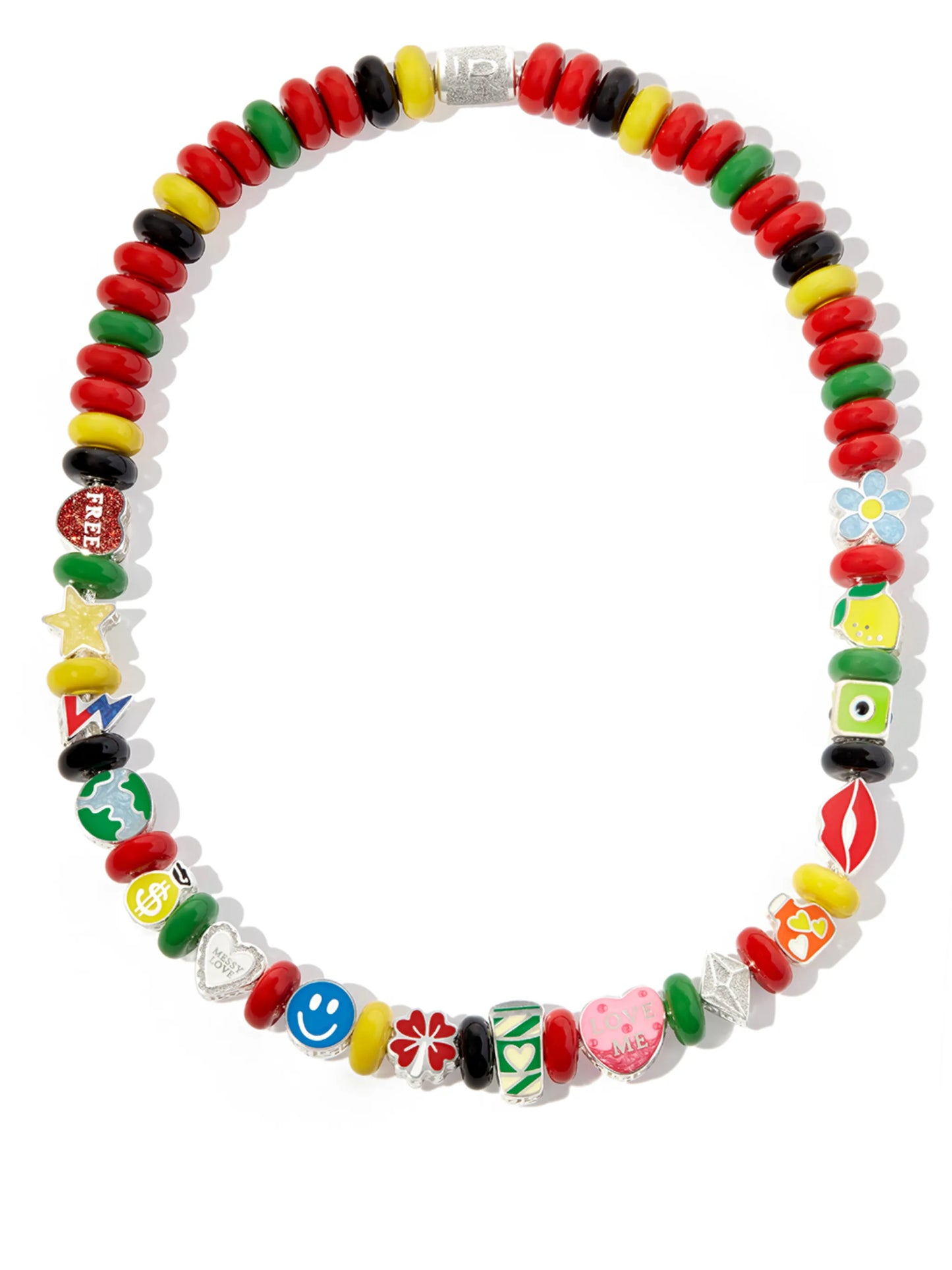 sterling silver beaded necklace