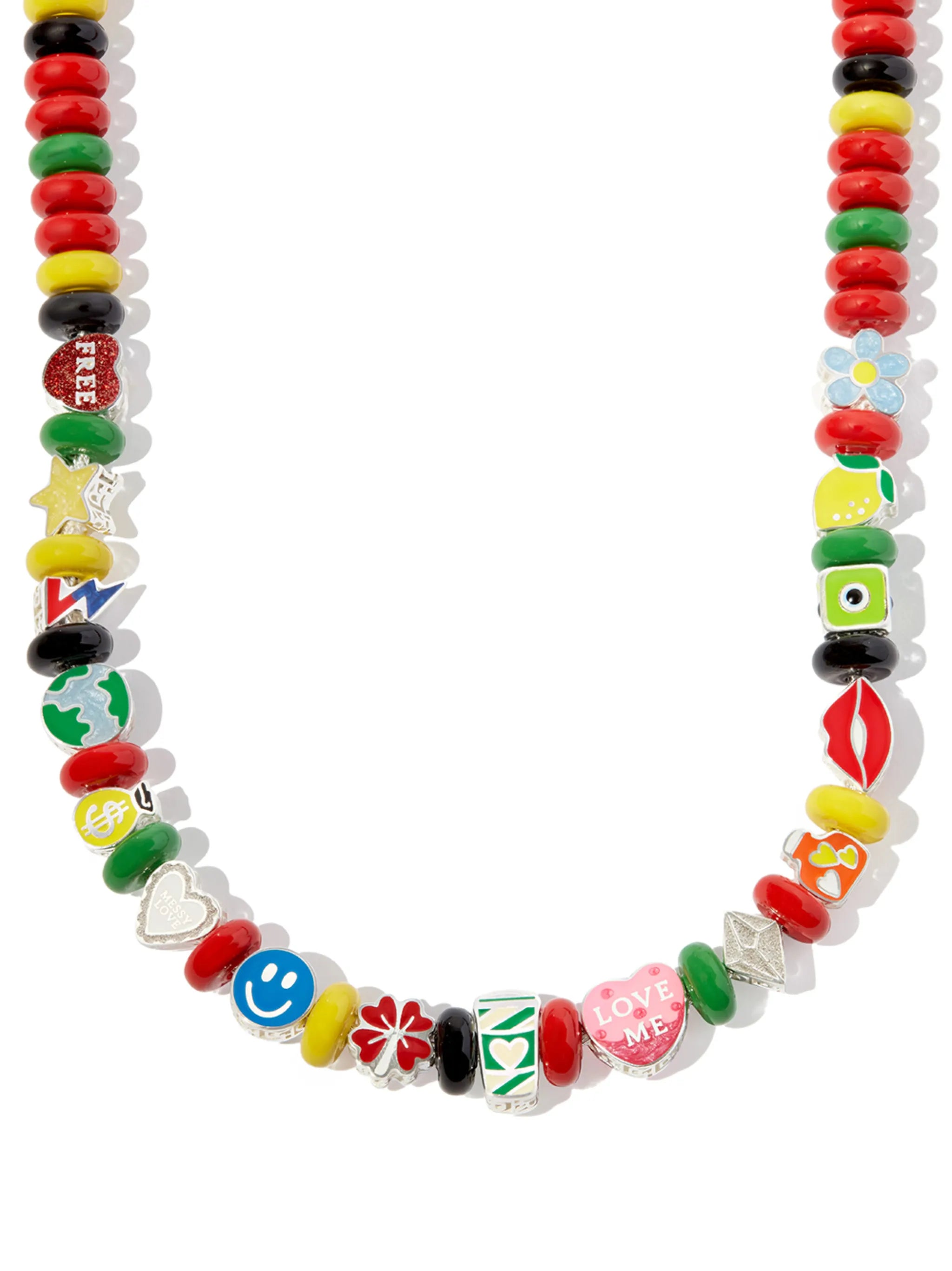 sterling silver beaded necklace