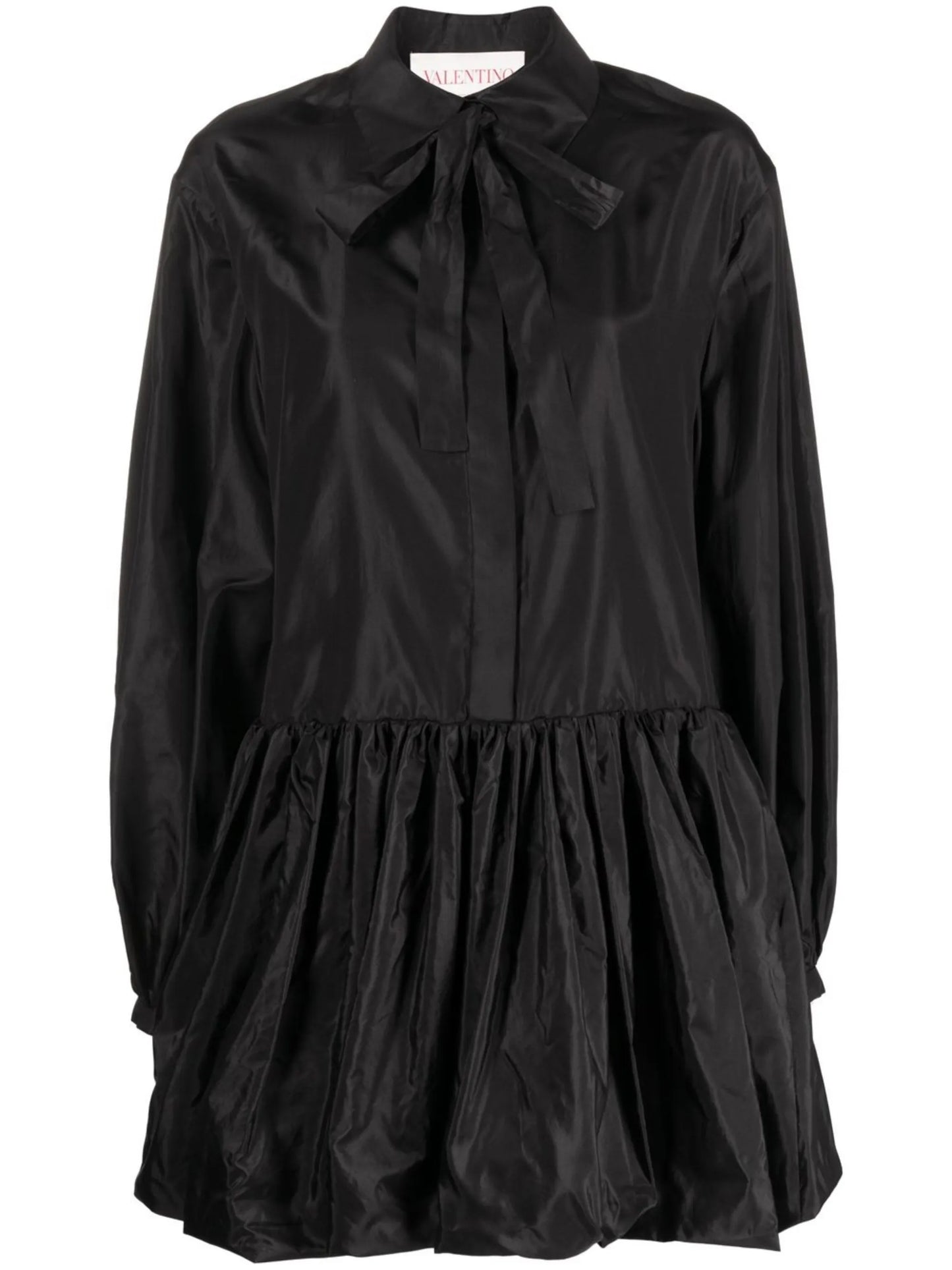 washed taffeta shirt dress