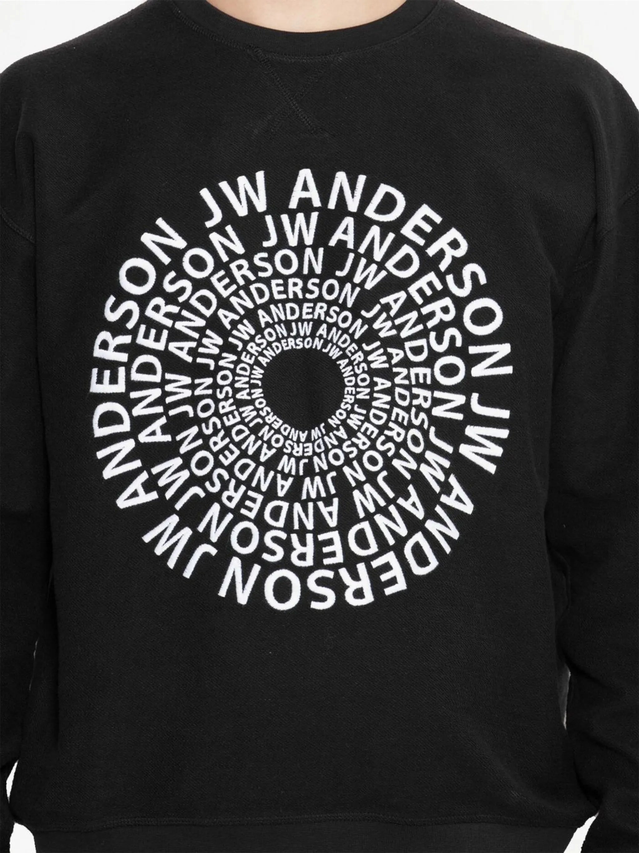 swirl-logo sweatshirt