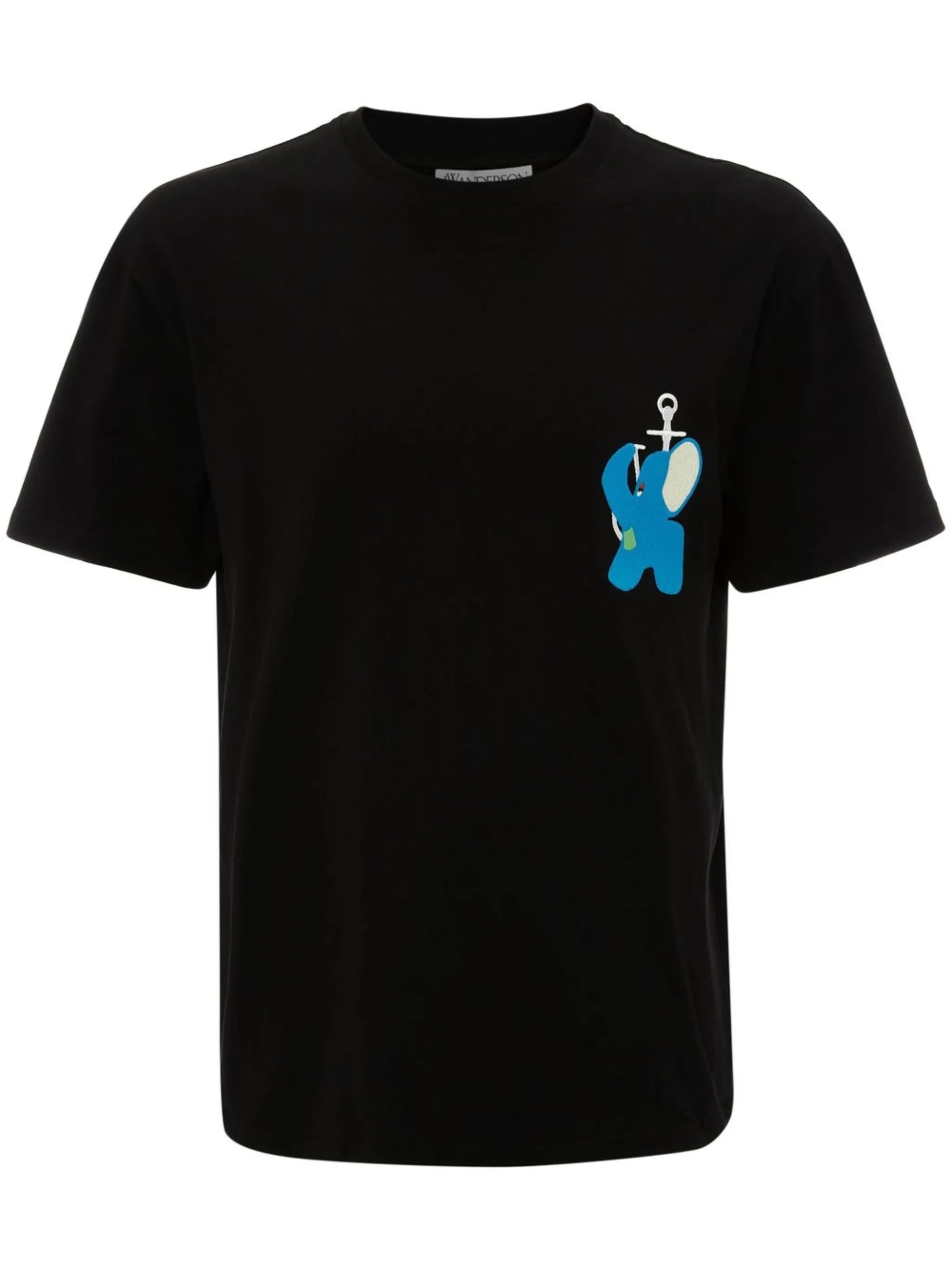 elephant-embroidered logo T-shirt
