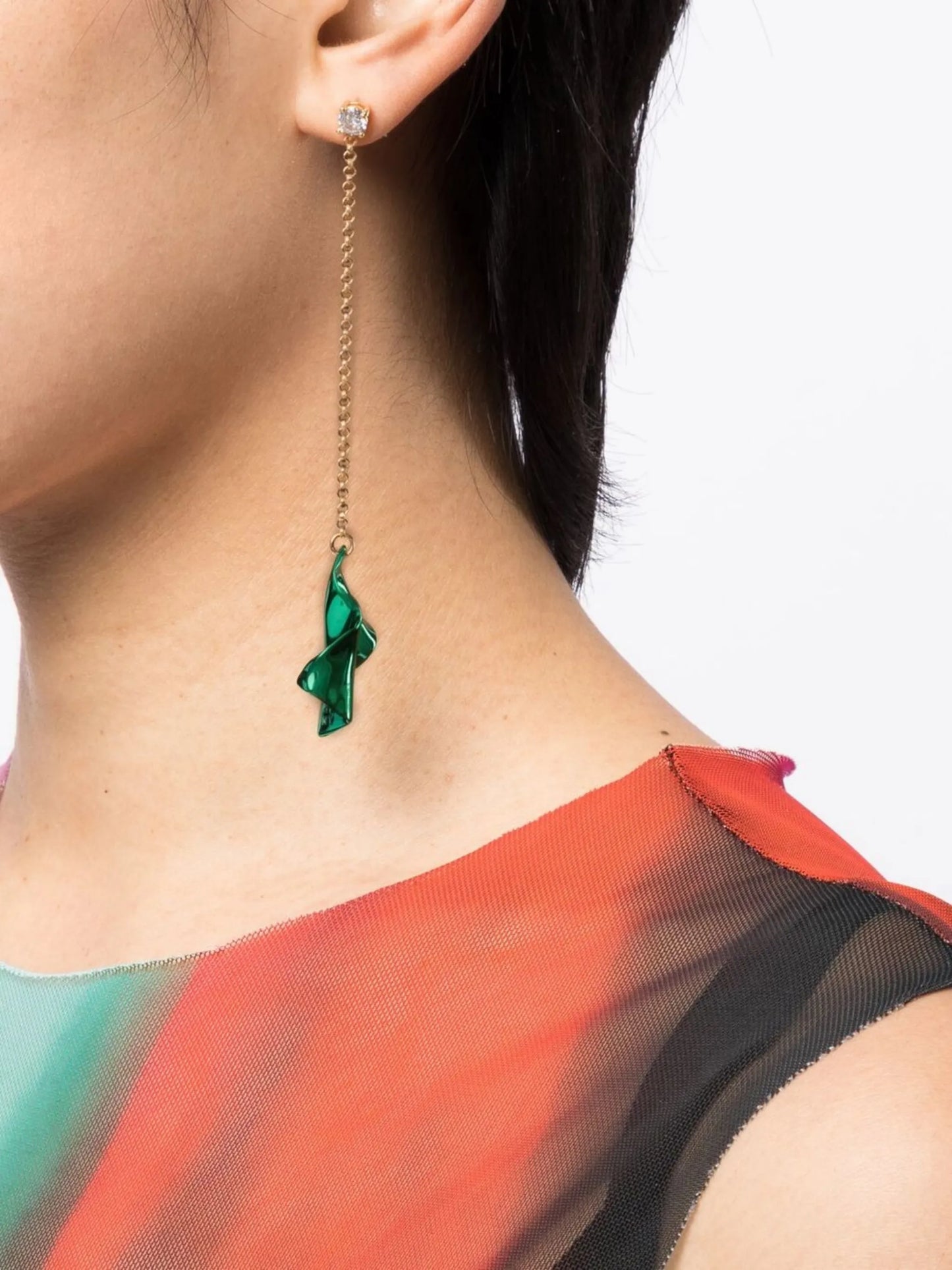 Gelsey Fold drop earrings