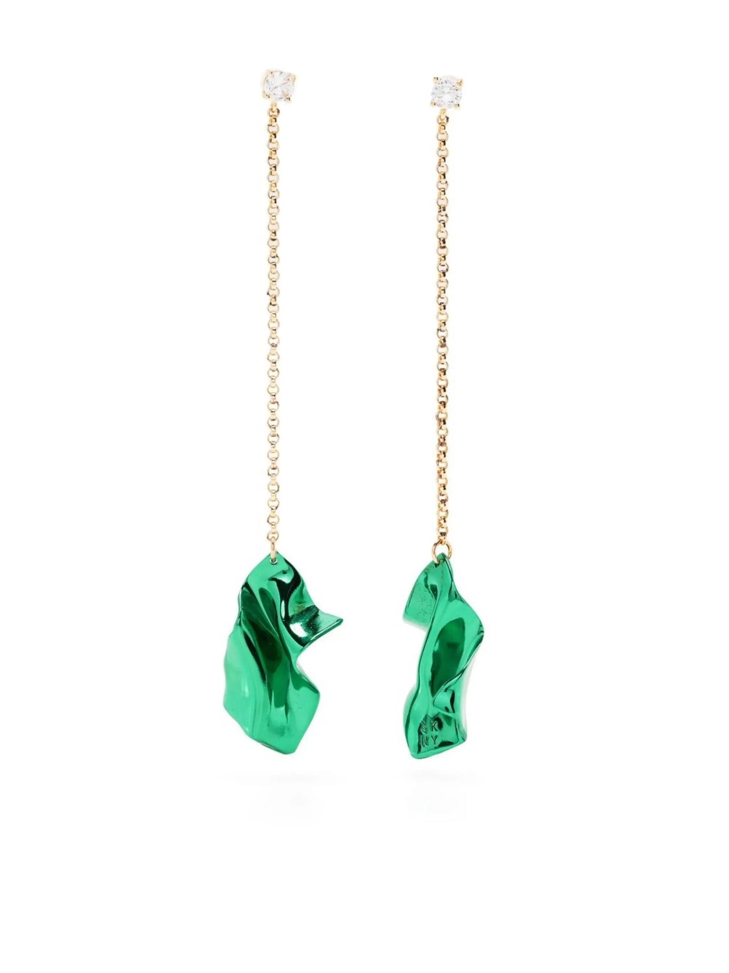 Gelsey Fold drop earrings