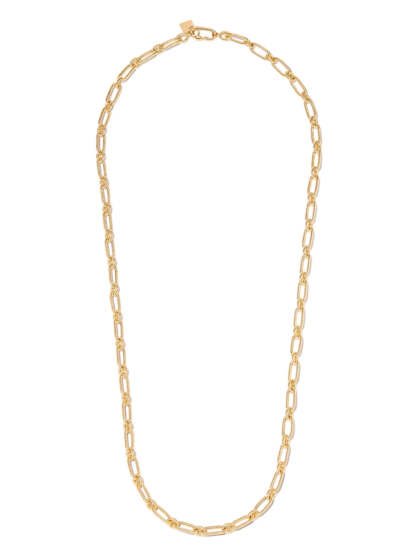 14kt yellow gold twist-chain necklace