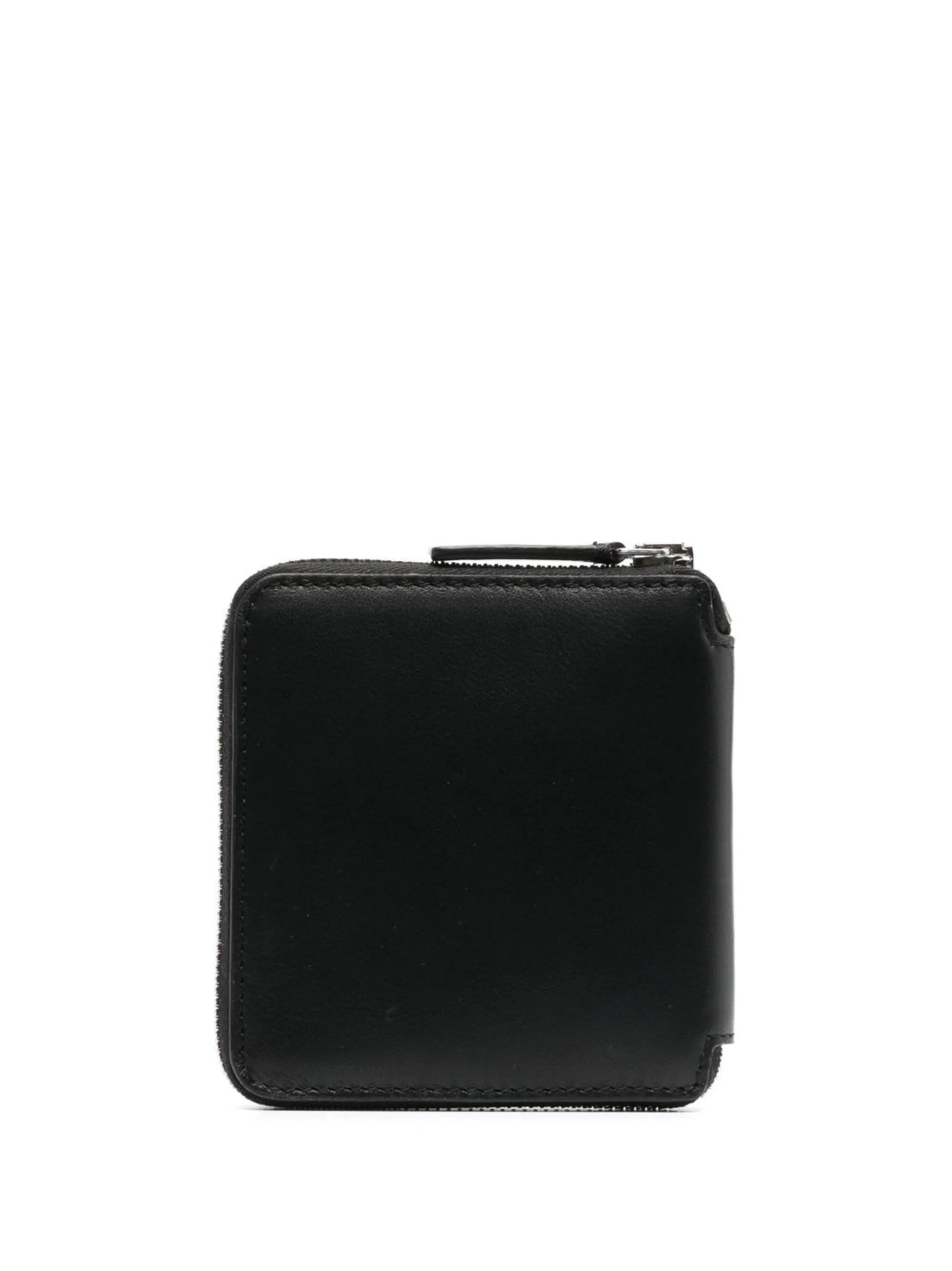 fox motif zip wallet