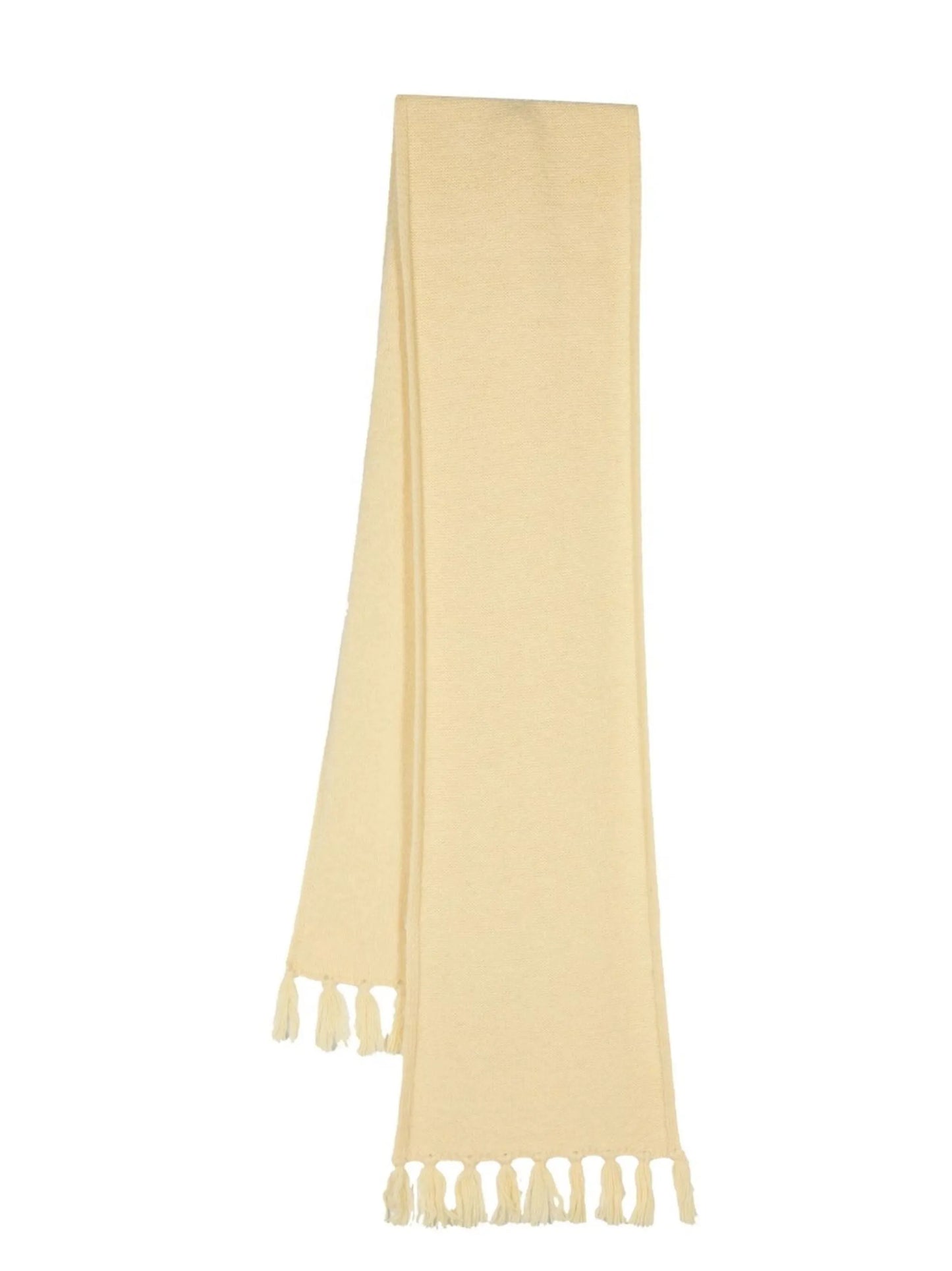 tasselled wool scarf