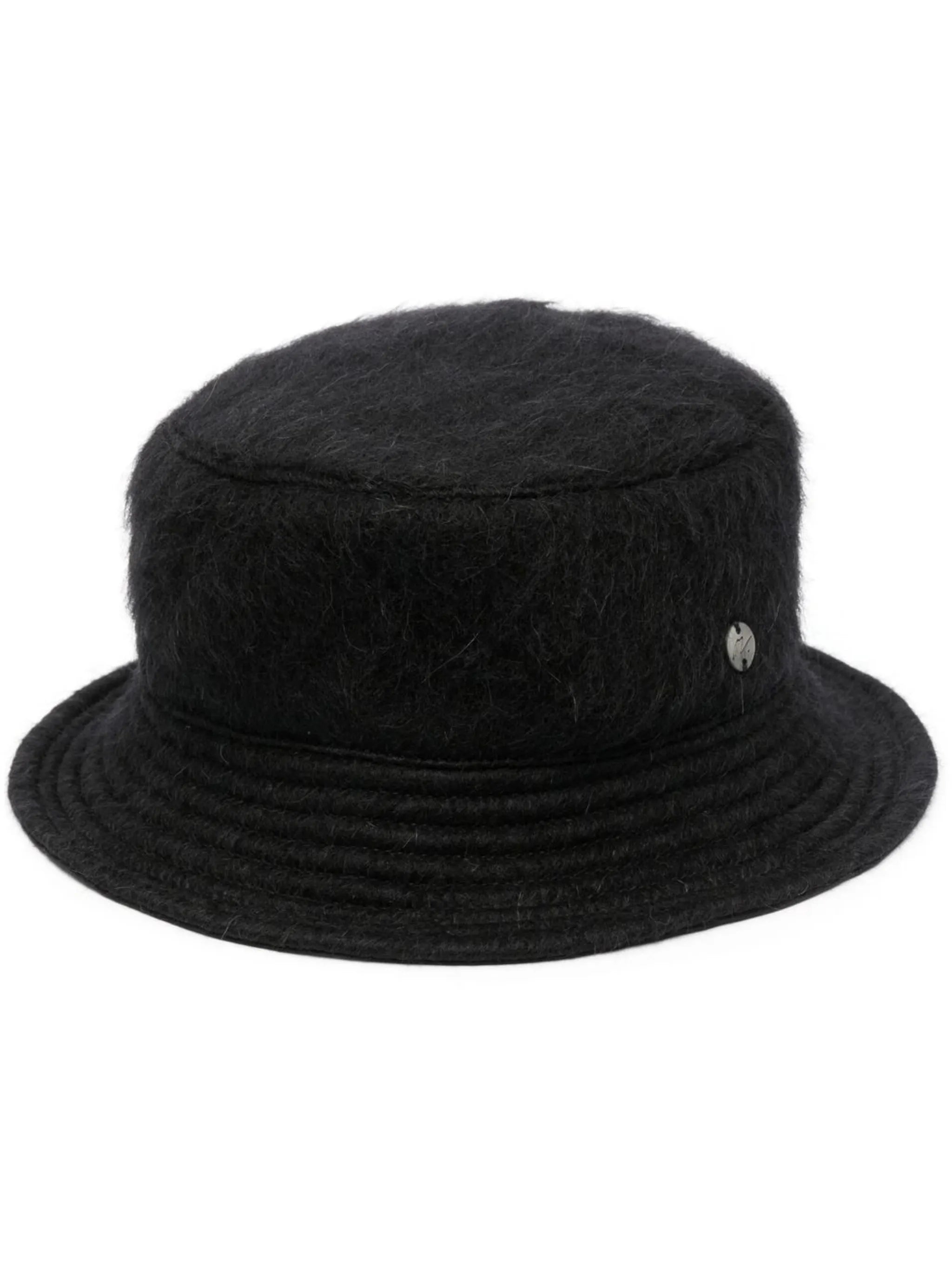 logo-plaque bucket hat