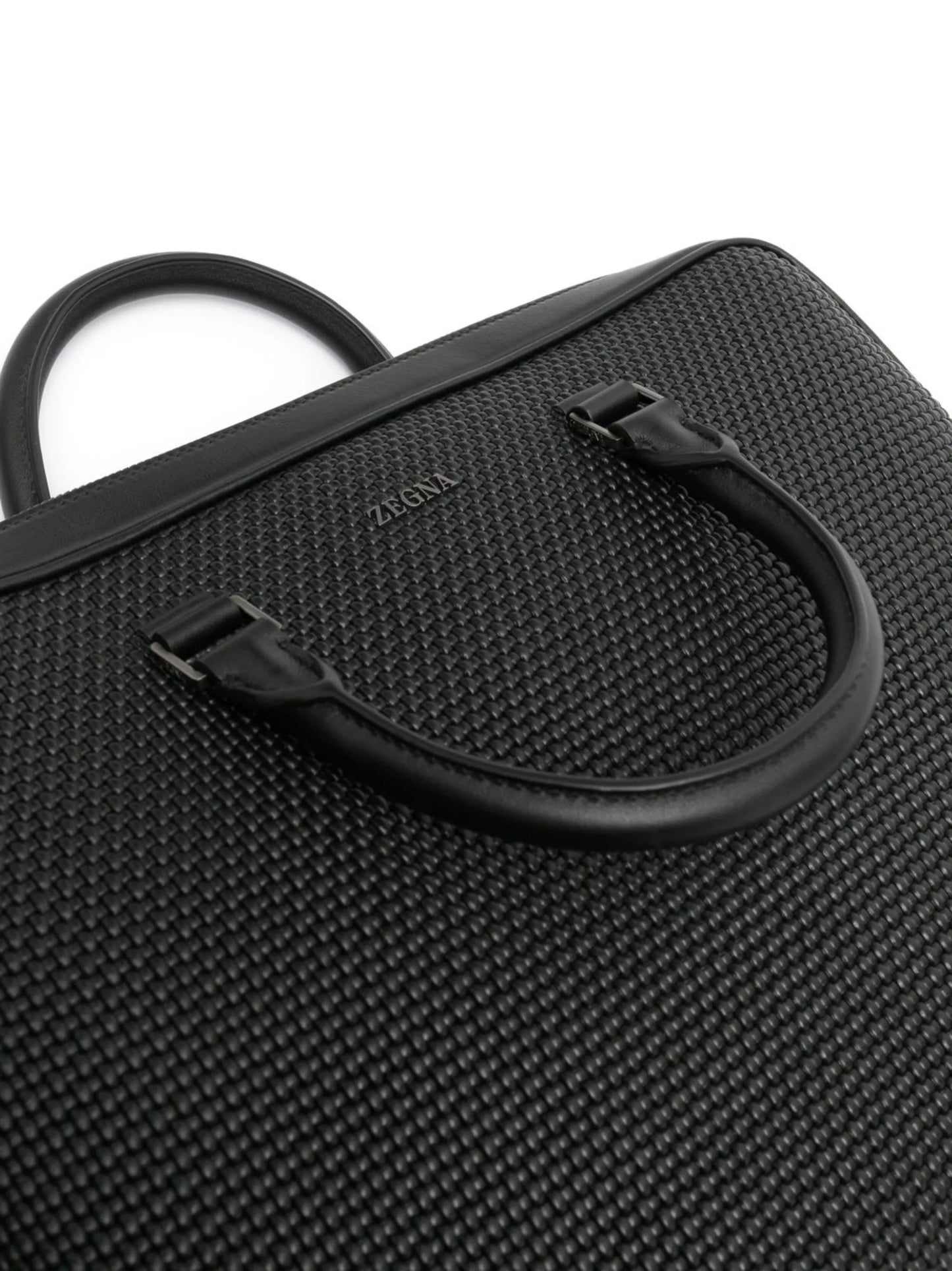 waffle-texture laptop bag