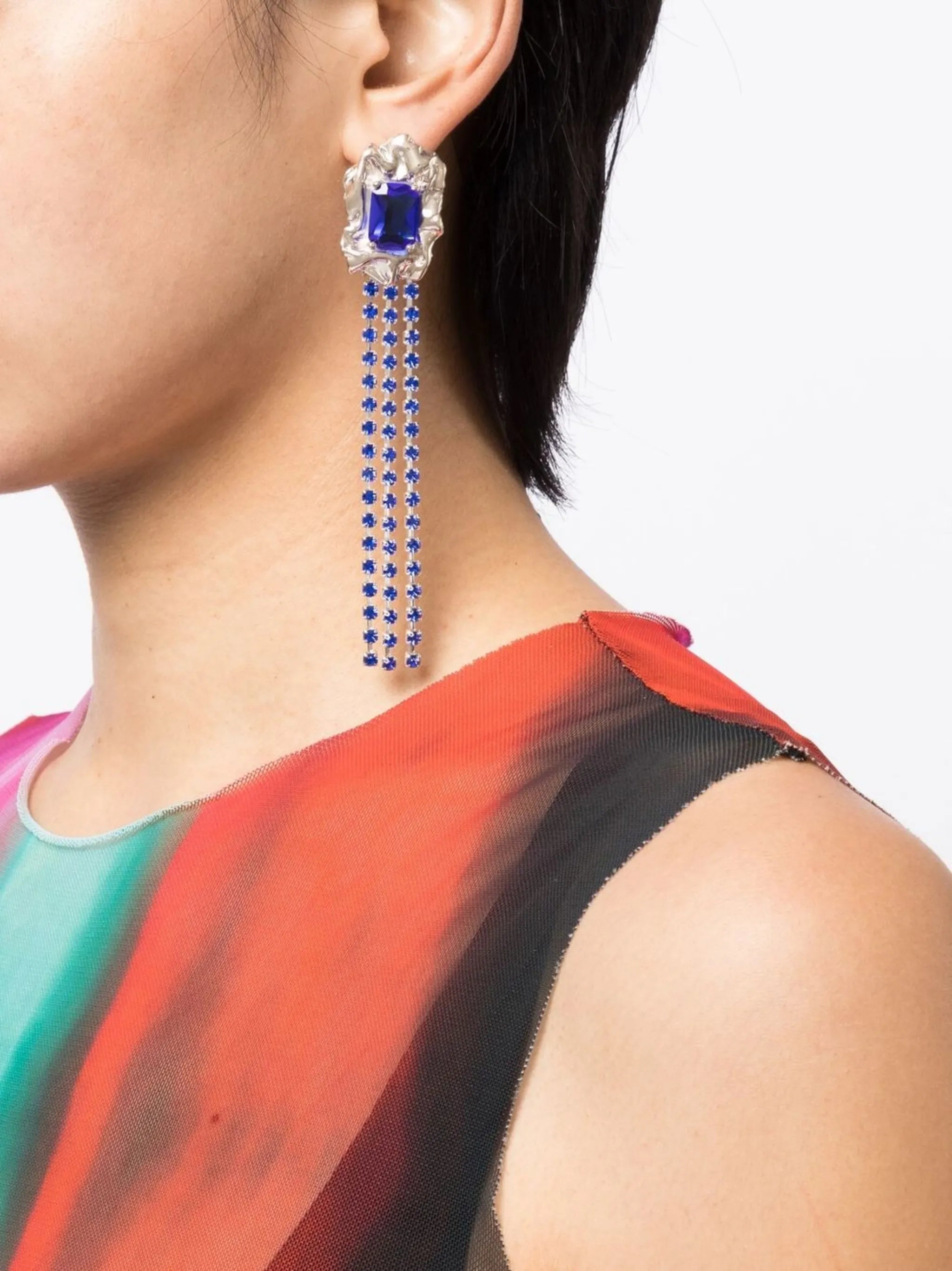 Maude crystal drop earrings