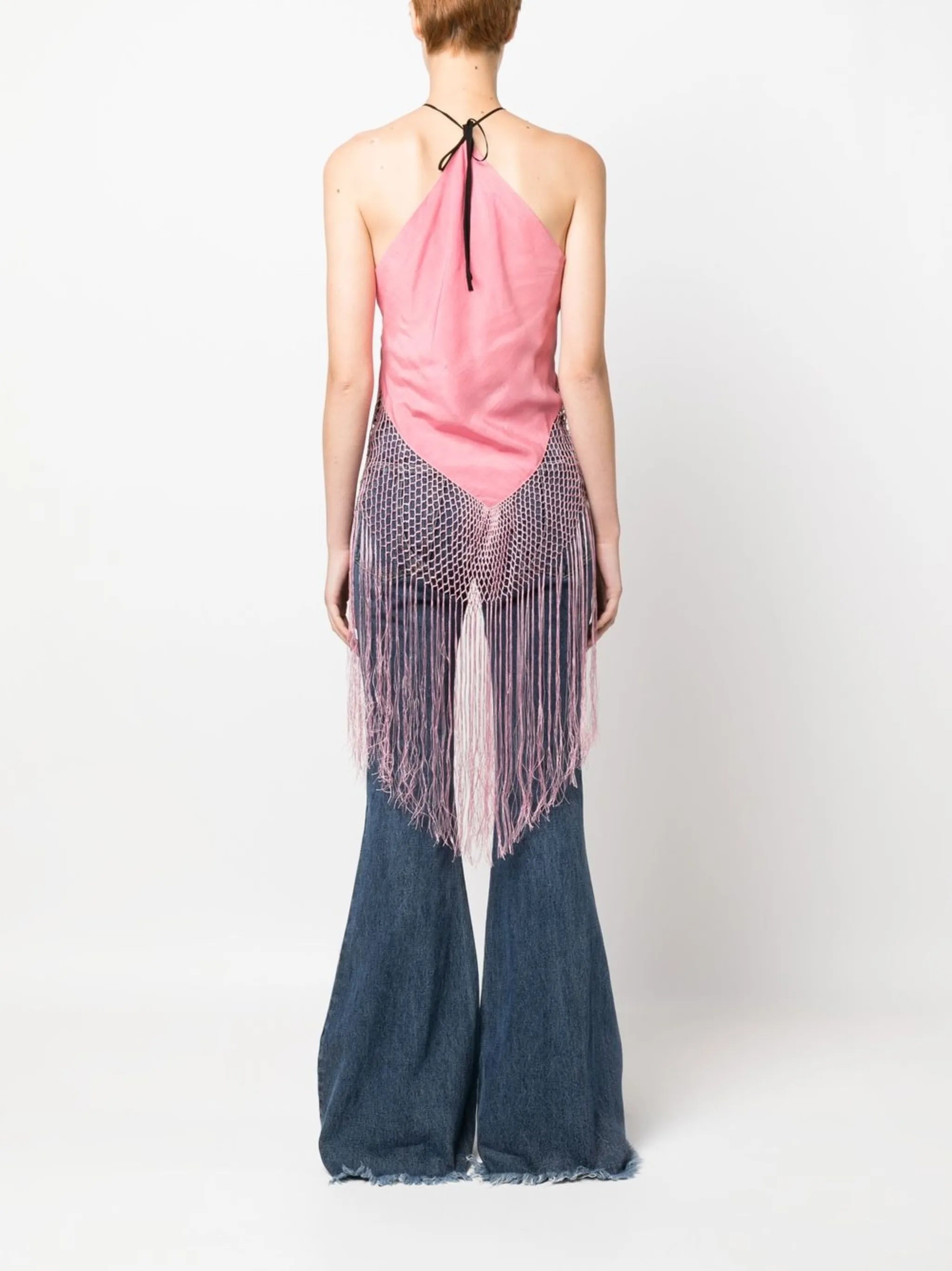 Piano Shawl halterneck top