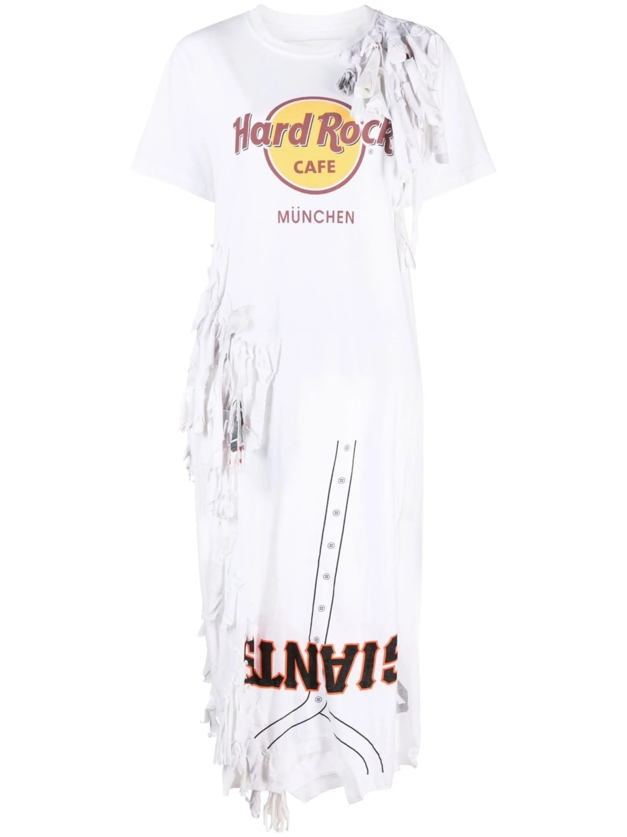 The Reconstituted short-sleeve T-shirt dress