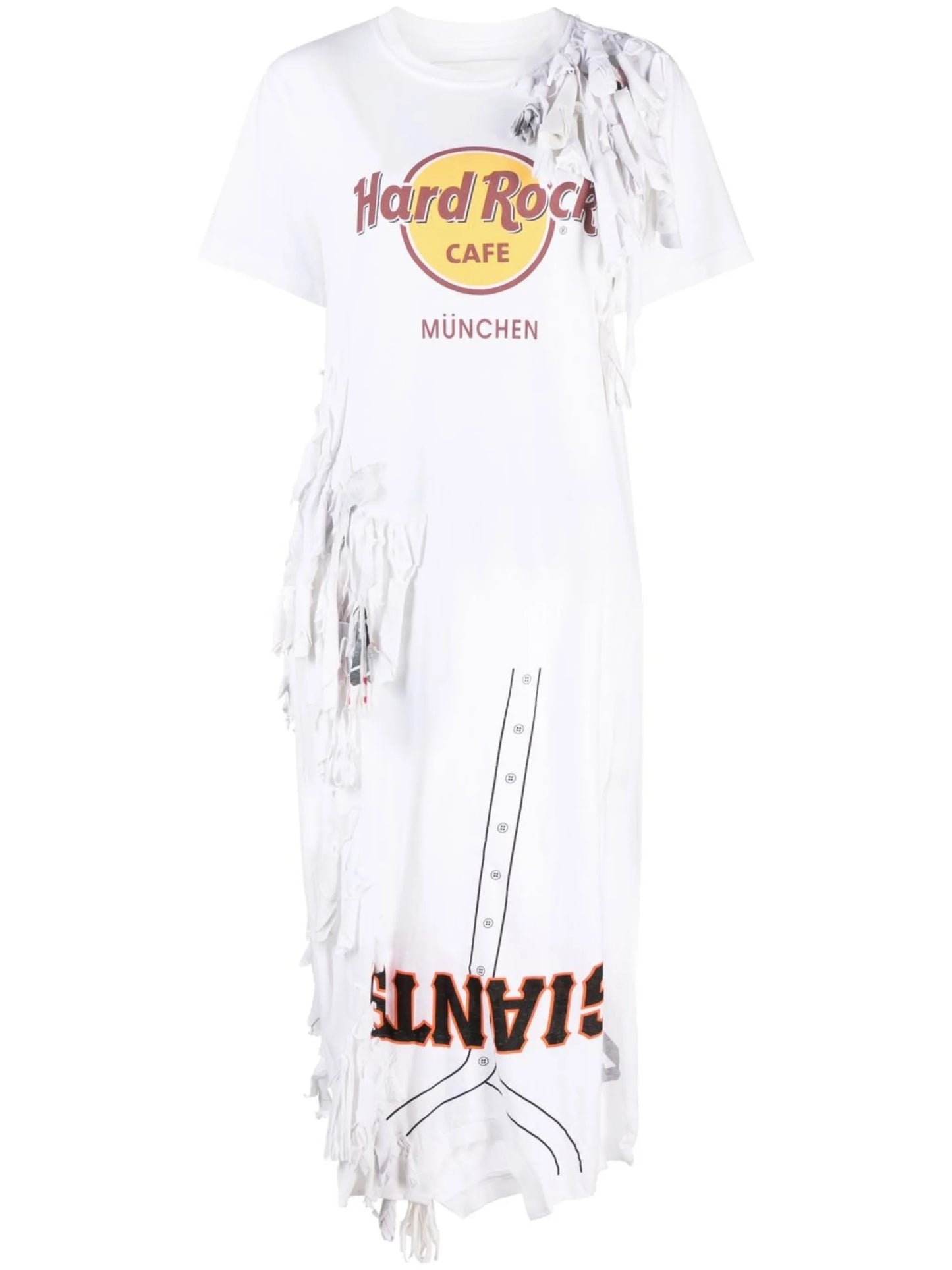The Reconstituted short-sleeve T-shirt dress