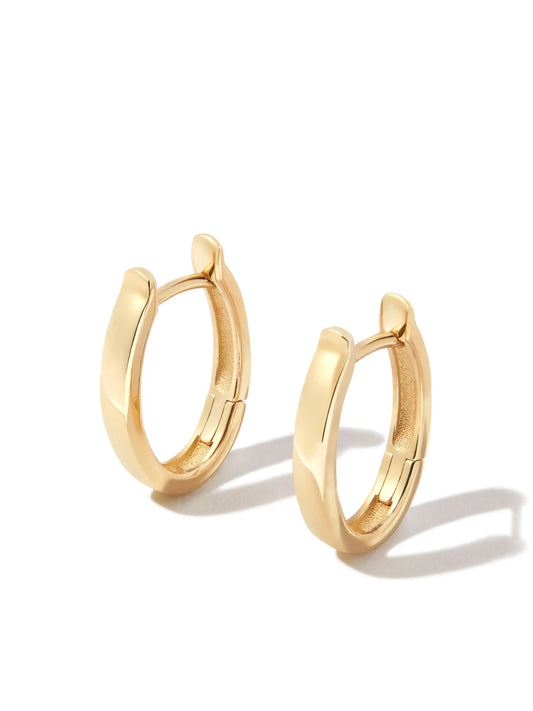 14kt yellow gold hoop earrings
