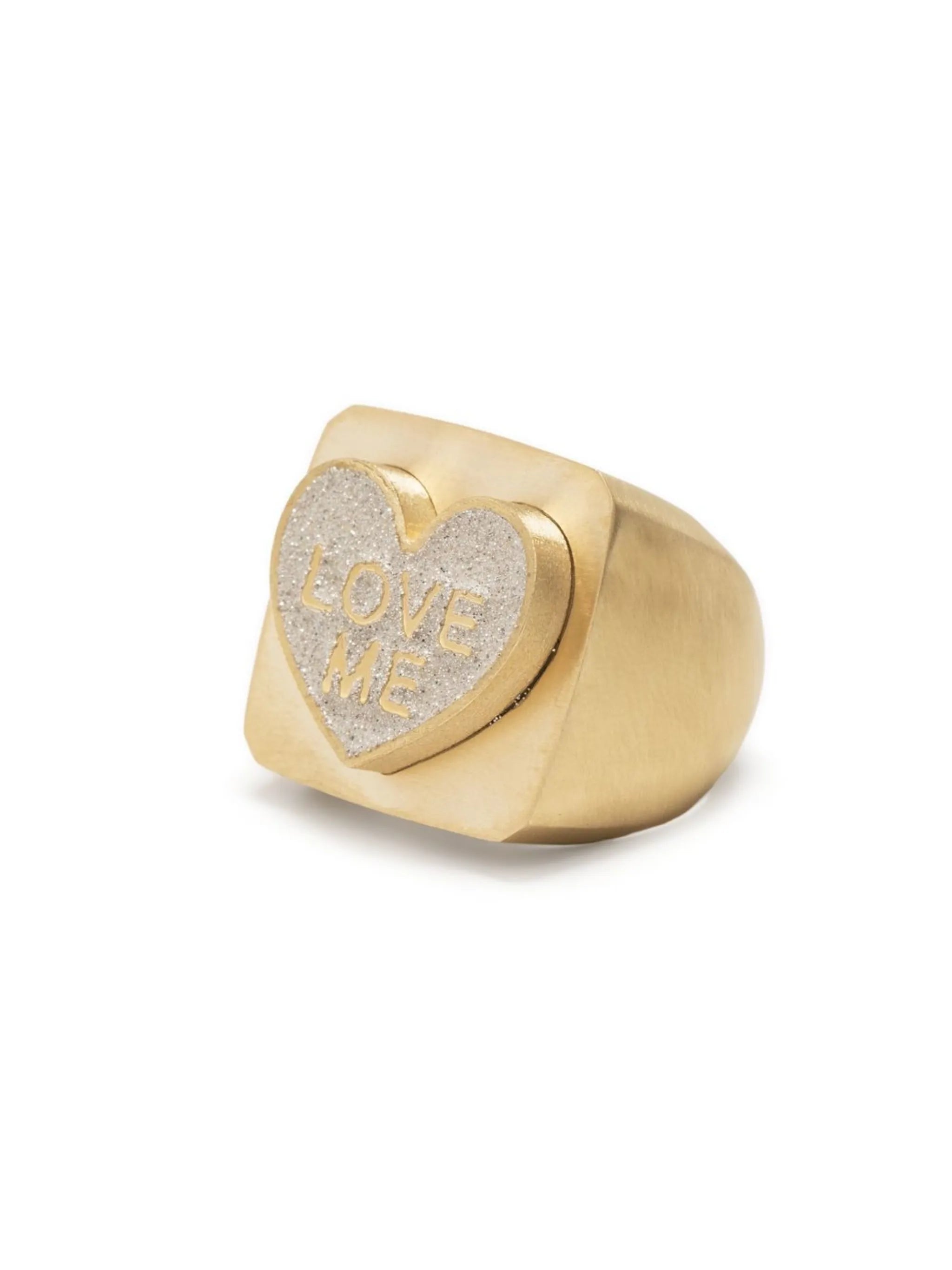 14kt yellow gold Love Me ring