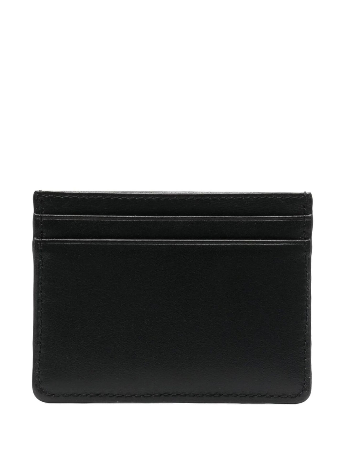 fox motif leather cardholder