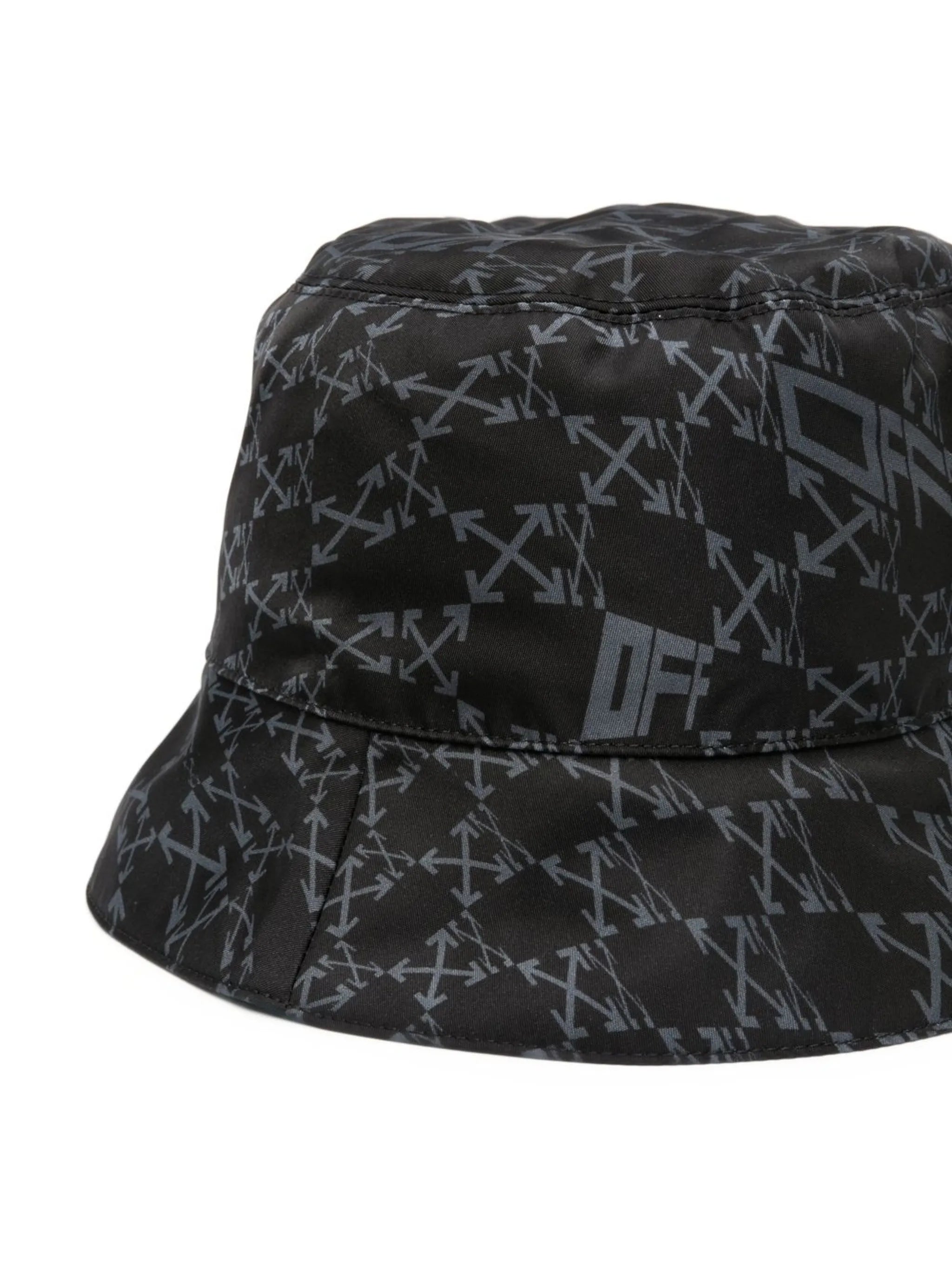 Arrows-print bucket hat