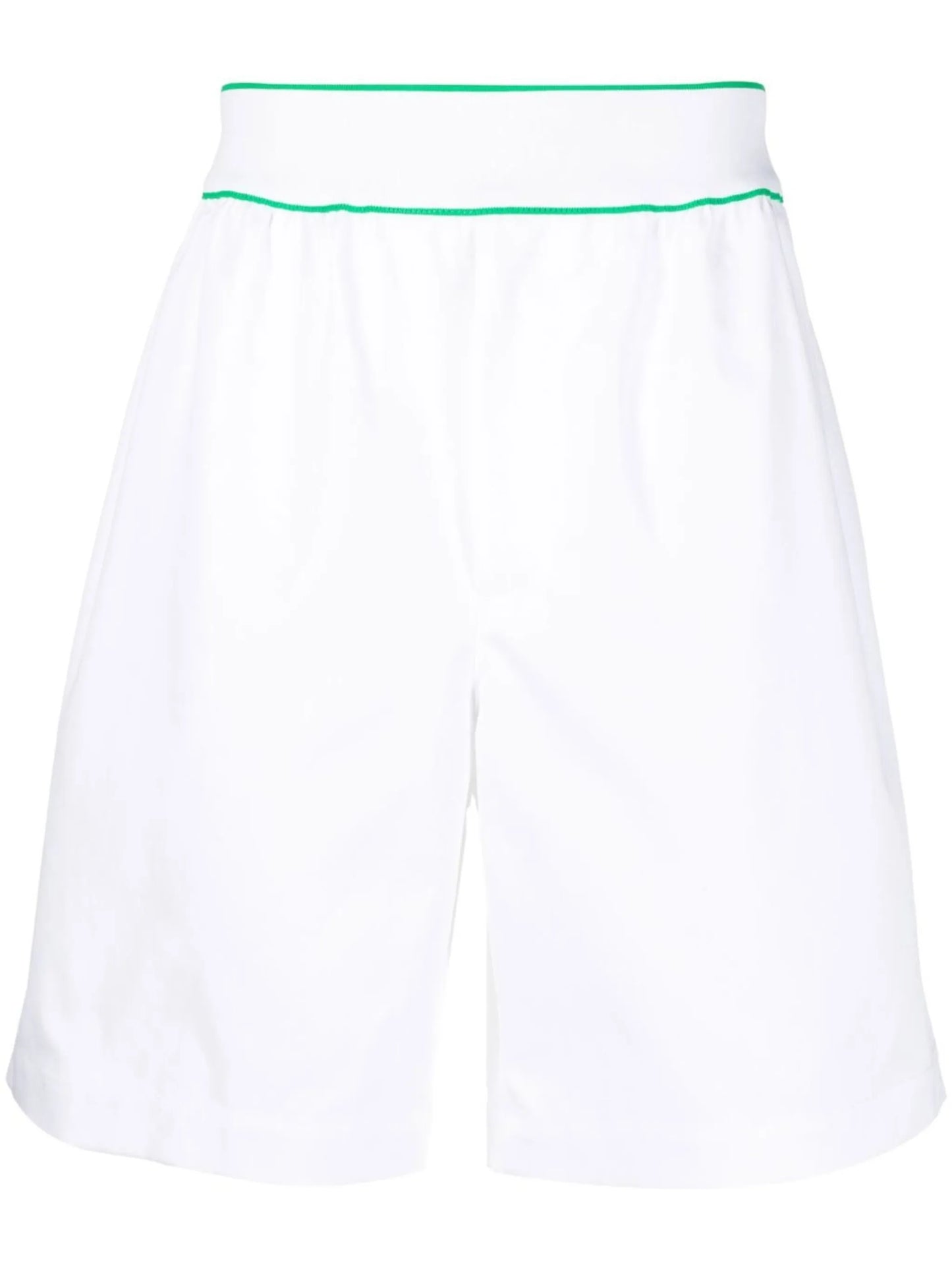 logo-waistband Bermuda shorts